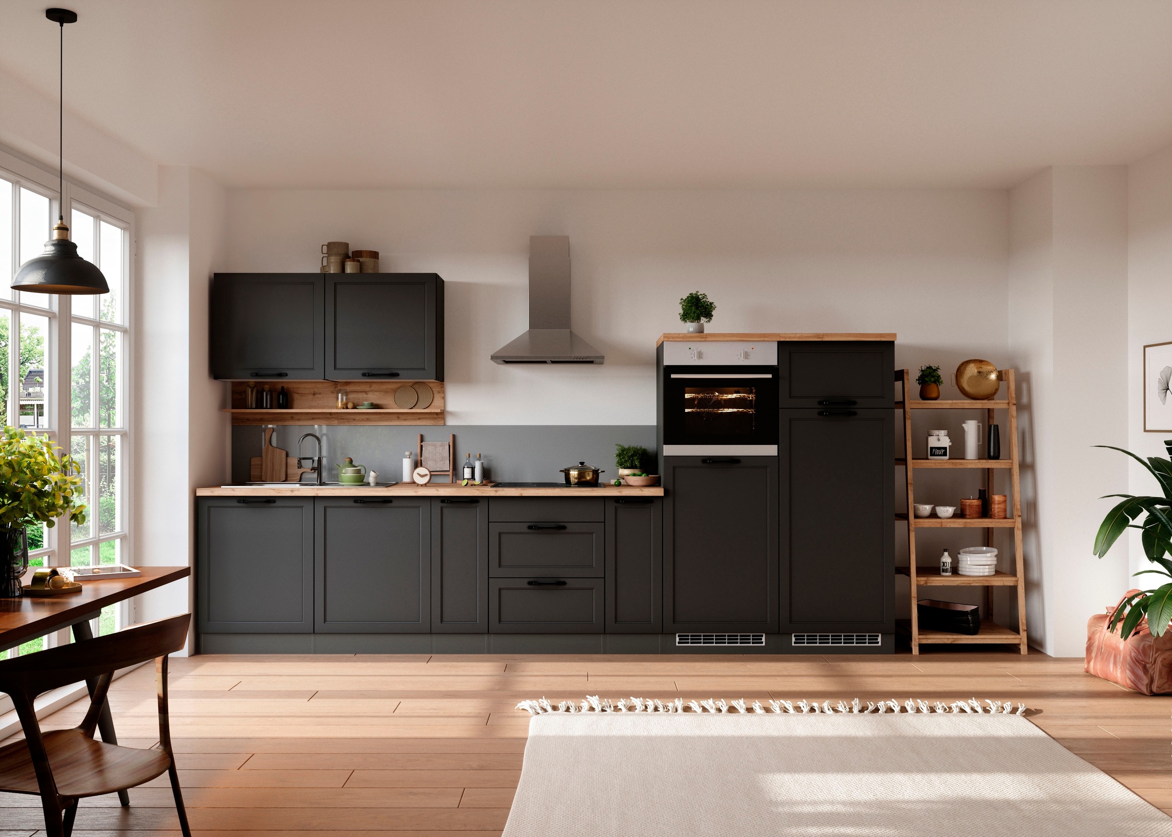 KOCHSTATION Backofenumbauschrank »KS-Lana« Breite 60 cm