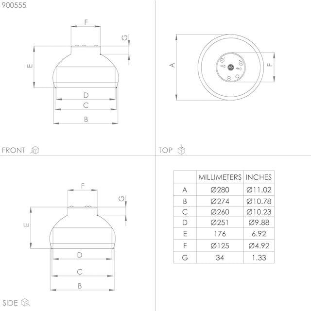 EGLO Deckenleuchte »MOGANO 2«, Deckenleuchte in schwarz und kupfer aus Stahl  - exkl. E27 - 1X40W online bei OTTO