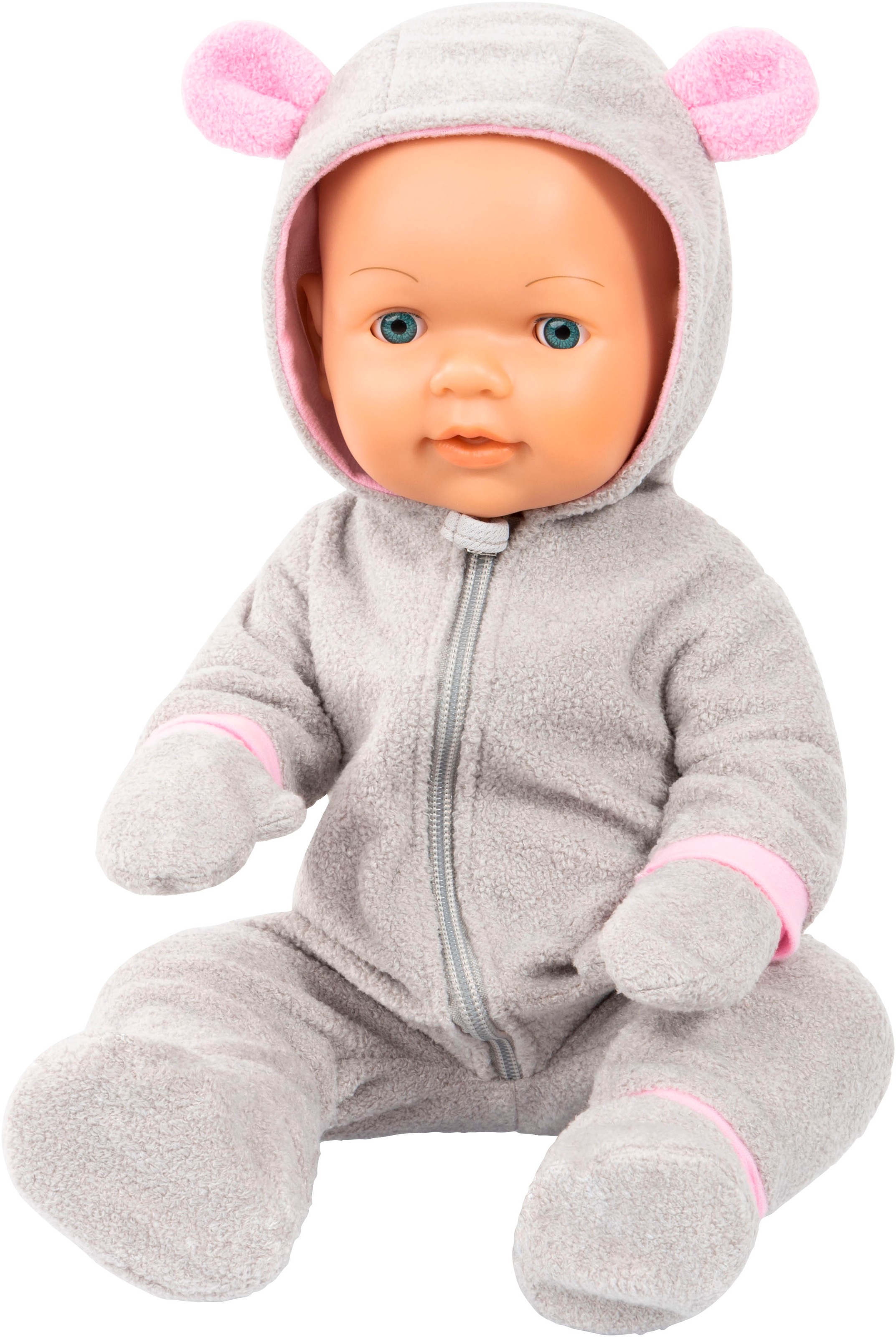 Bayer Puppenkleidung »Plüschoverall 38-42«, (Set, 3 tlg.)