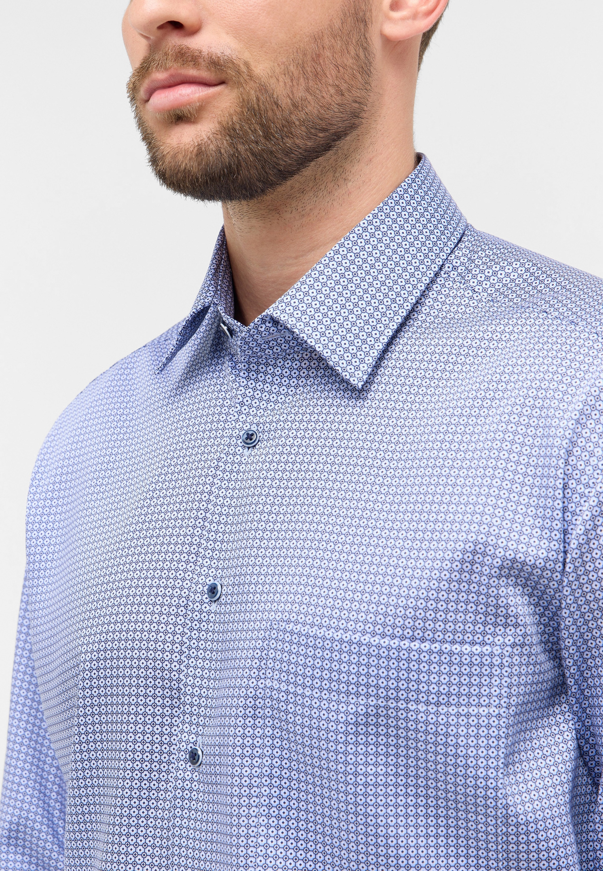 Eterna Langarmhemd »COMFORT FIT« NON IRON (bügelfrei)