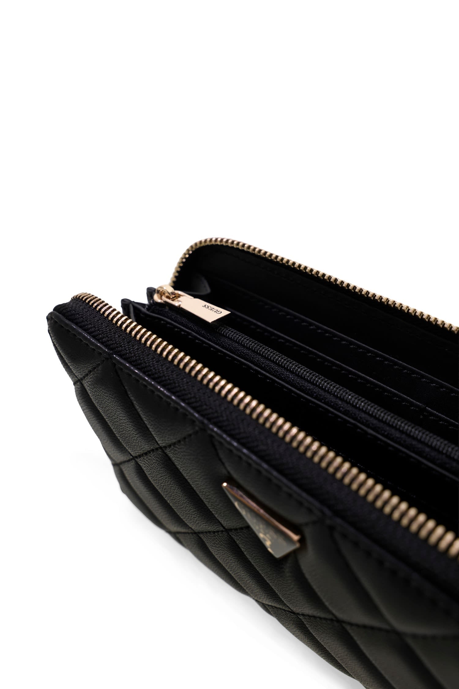 Guess Geldbörse »JULIET SLG LARGE ZIP AROUND« Damen Geldbeutel mit zusätzlichem Reißverschluss-Rückfach