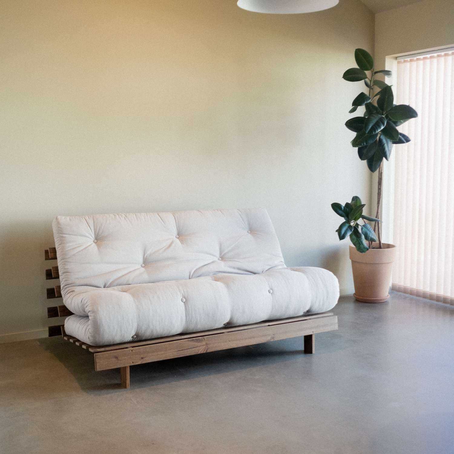 Karup Design Daybett »Roots Schlafsofa, Gästebett, Sofa inkl. Futonmatratze«, Liegefläche 90/140/160 x200 cm, FSC® zertifizierte Kiefer