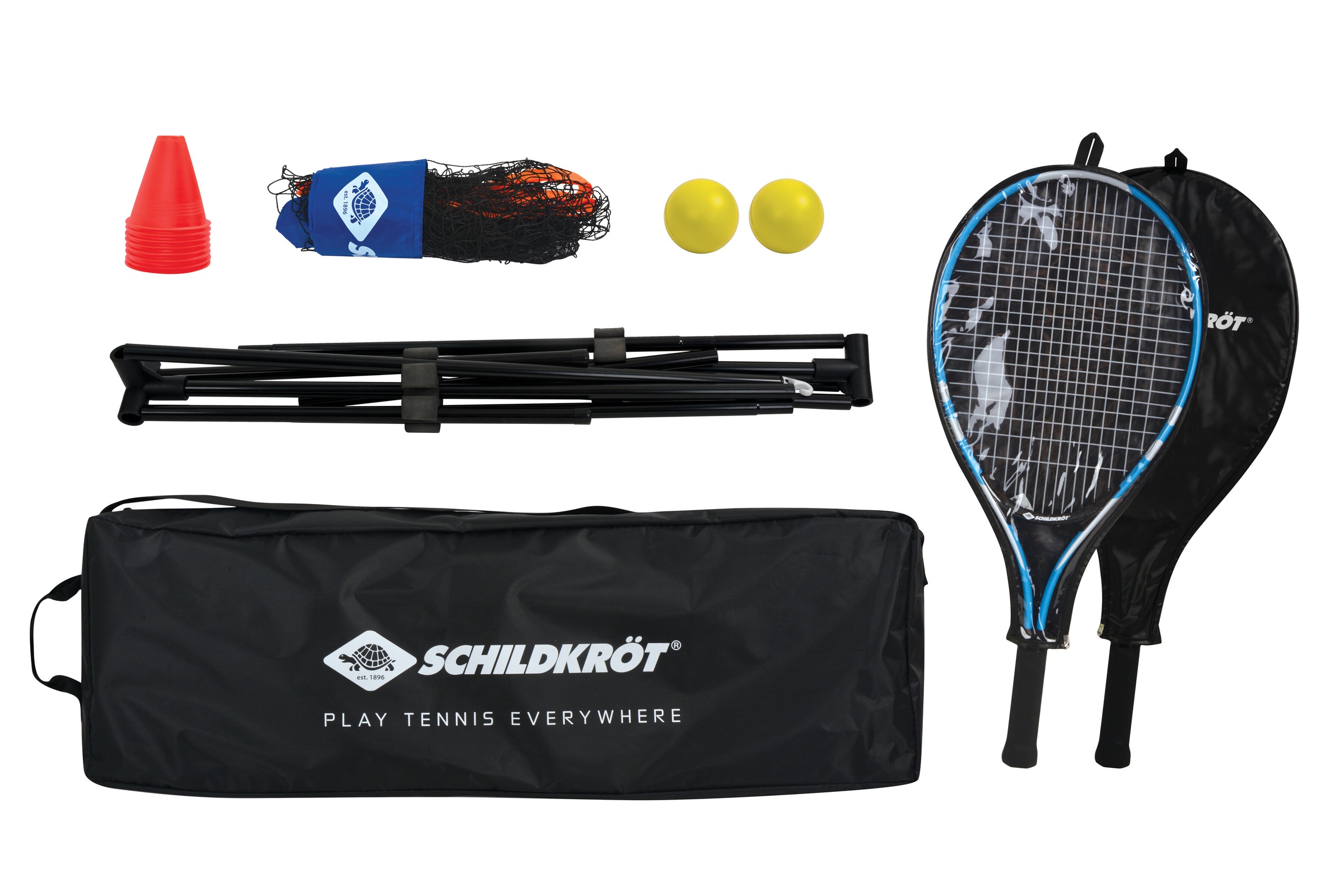 Schildkröt Tennisschläger »Schildkröt Backpack Tennis Set«, (Set)