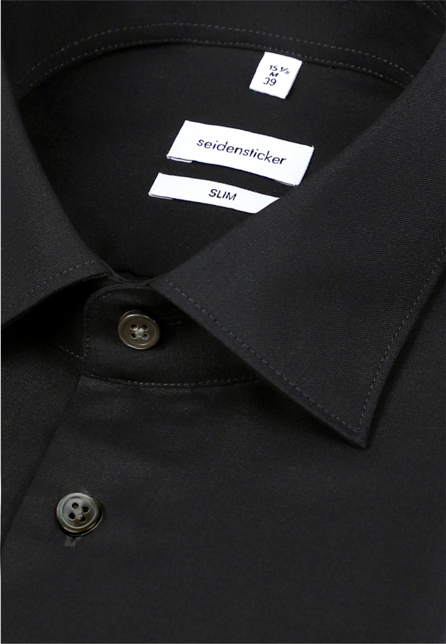 seidensticker Businesshemd »Schwarze Rose« Slim 1/1 Kentkragen Uni