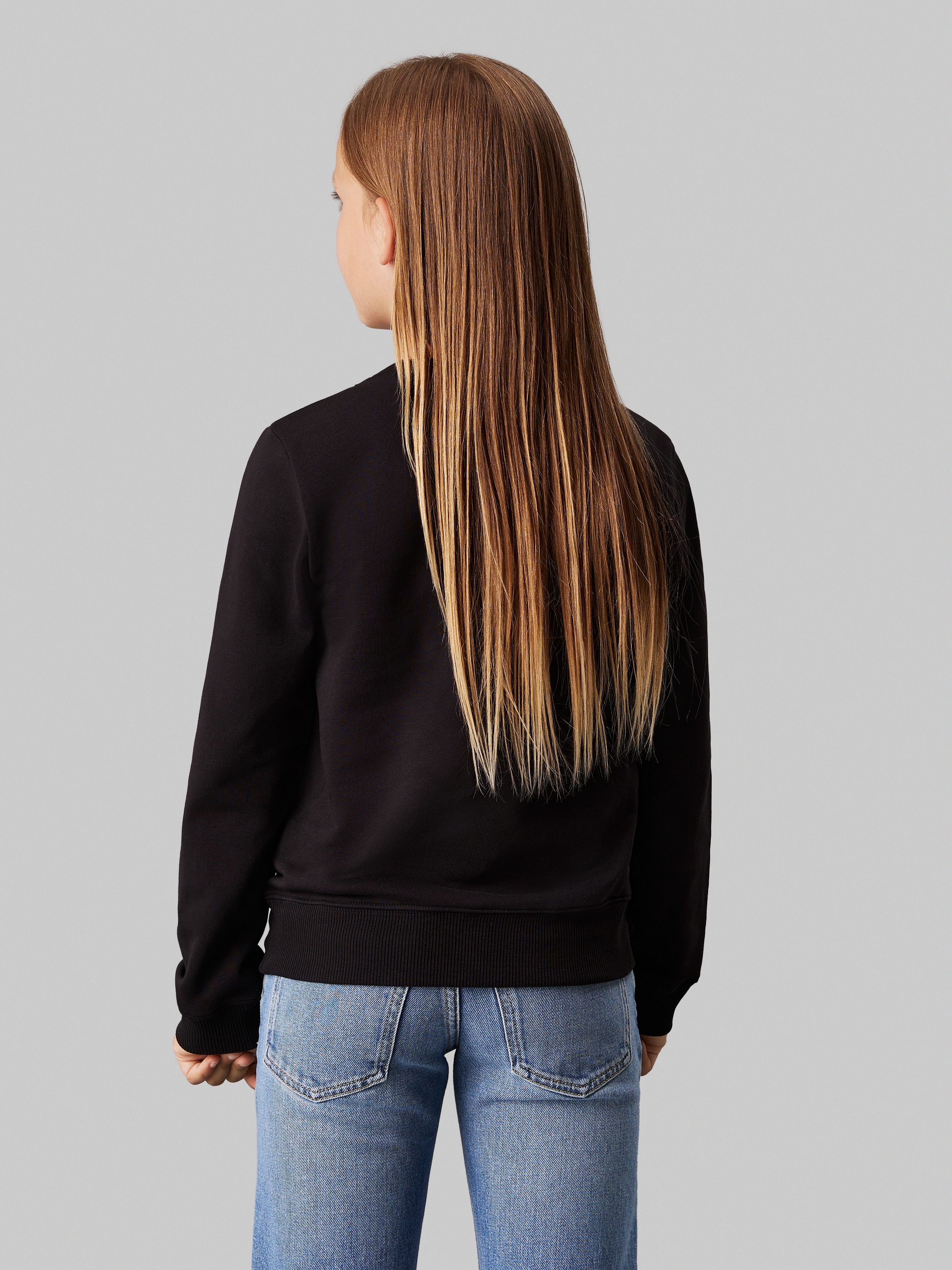 Calvin Klein Jeans Sweatshirt »CK Monogram Terry Cn«, für Kinder bis 16 Jahre und mit Logodruck