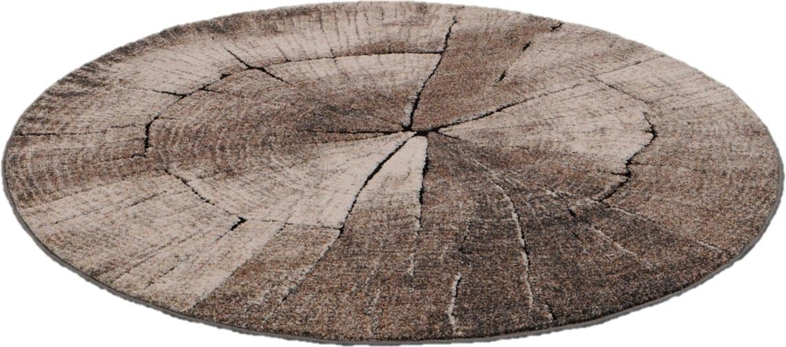 merinos Teppich »Ibiza 605«, rund, 13 mm Höhe, Wohnzimmer