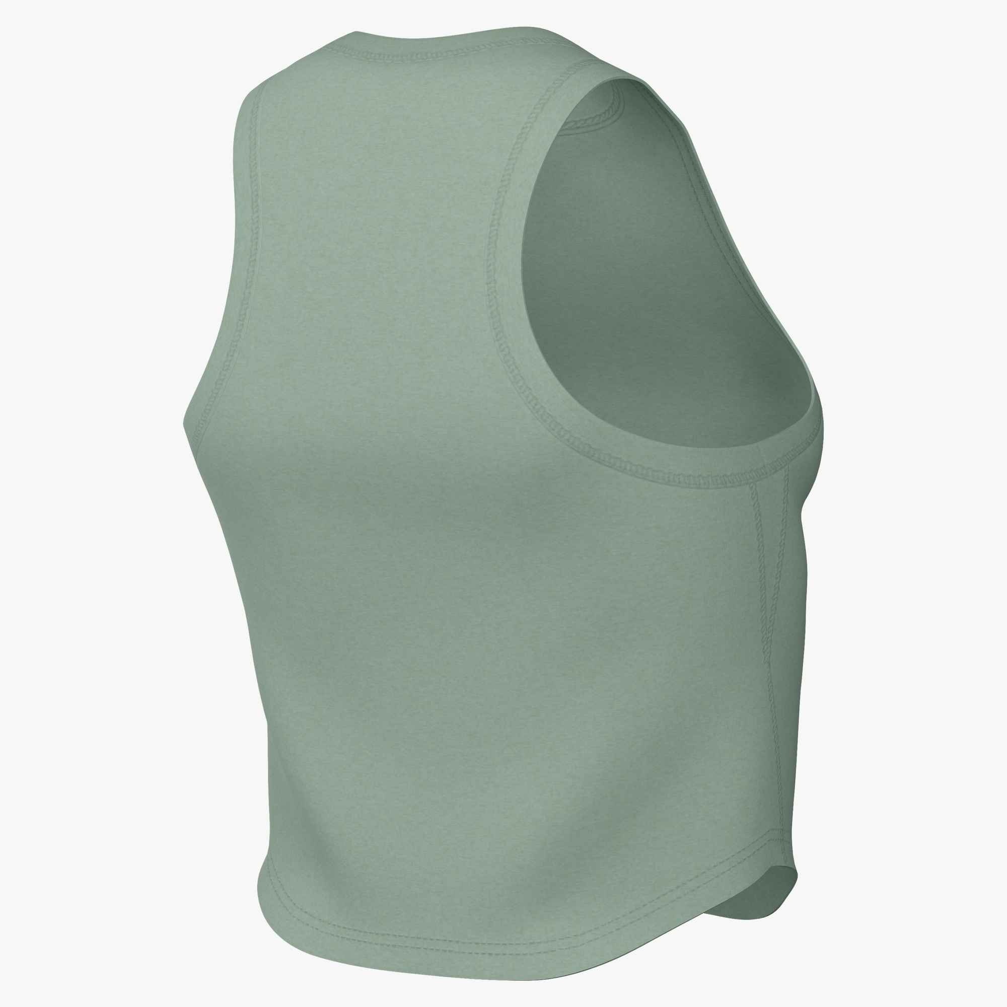 Nike Tanktop »W NK ONE FITTED DF CROP TANK« abgerundeter Saum, Tanktop-Form, aus Polyester und Elasthan