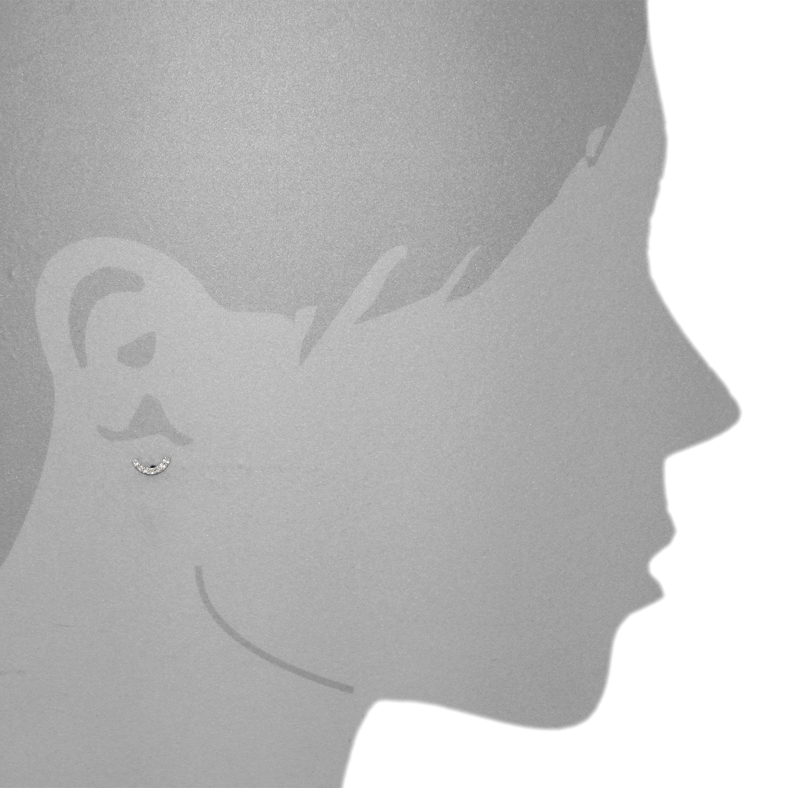 OSTSEE-SCHMUCK Paar Ohrstecker »- Brenda - Silber 925/000 - Zirkonia«