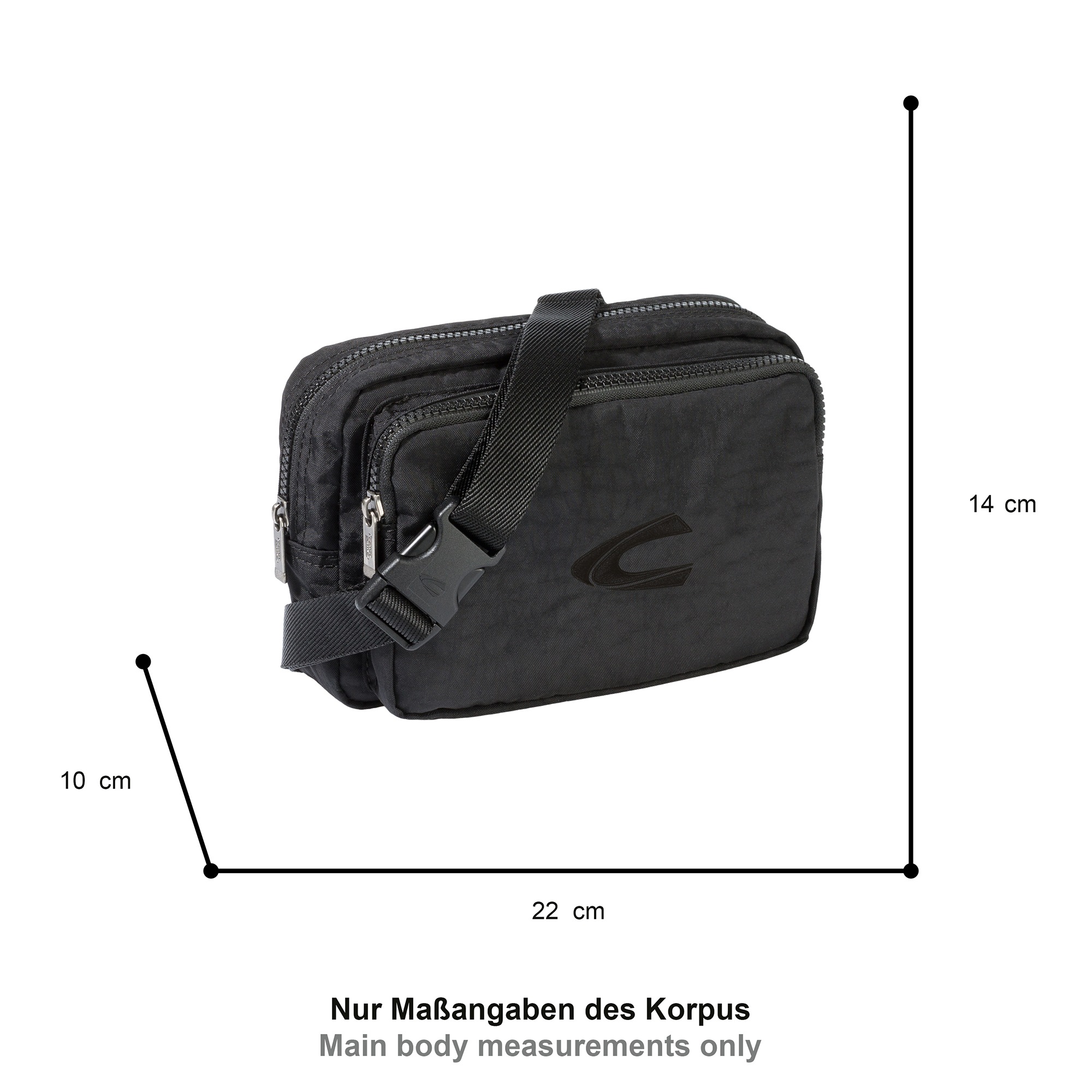 camel active Bauchtasche »Journey« aus leichtem robusten Nylon, funktional perfekt für alle Lebenslagen