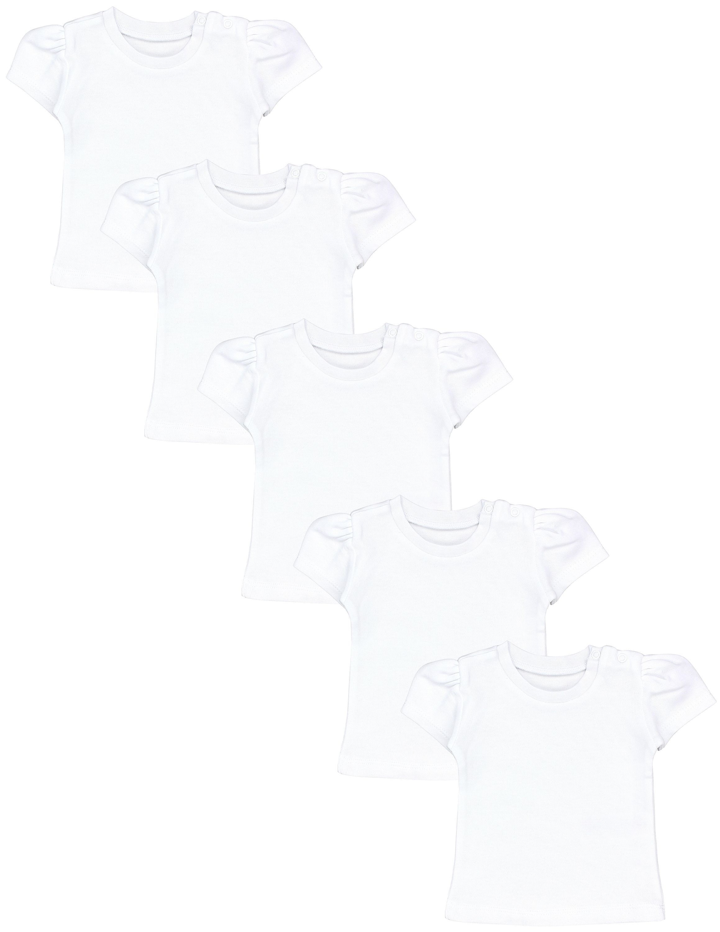 TupTam T-Shirt »Shirt Baby Mädchen Kurzarm T-Shirt 5er Set«