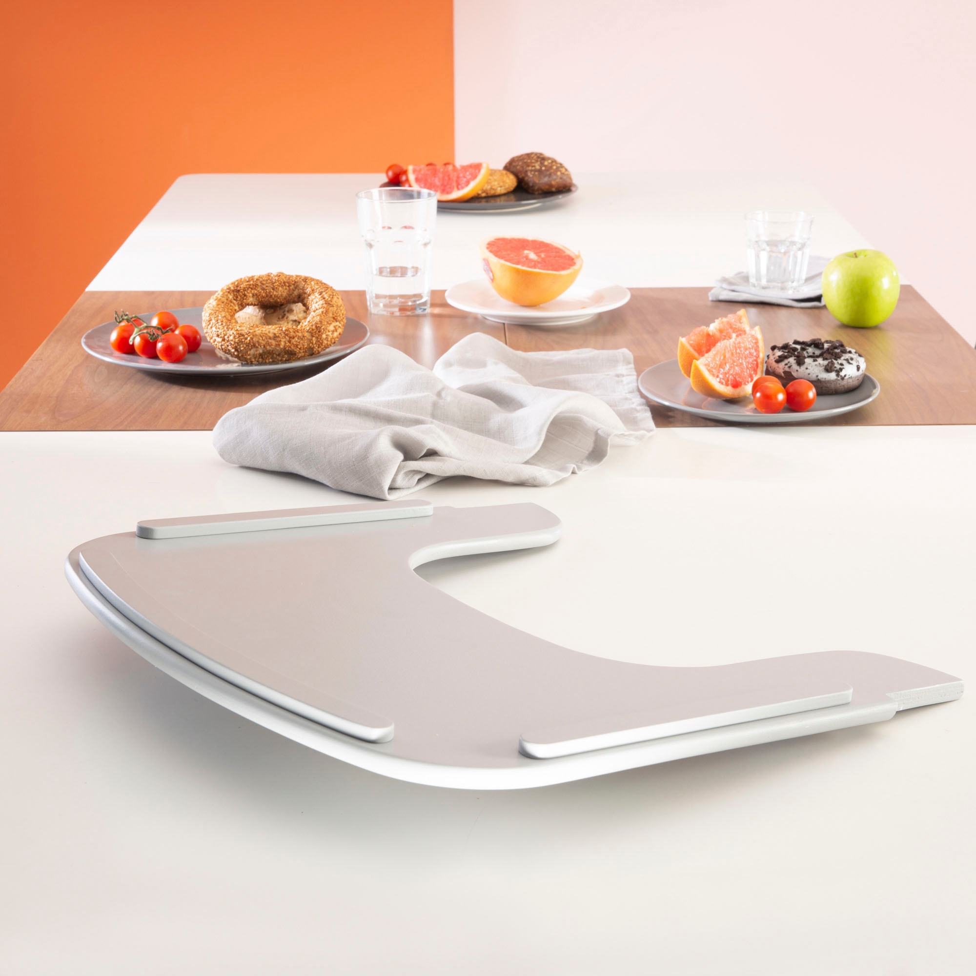roba® Hochstuhltablett »Sit Up Flex, taupe«