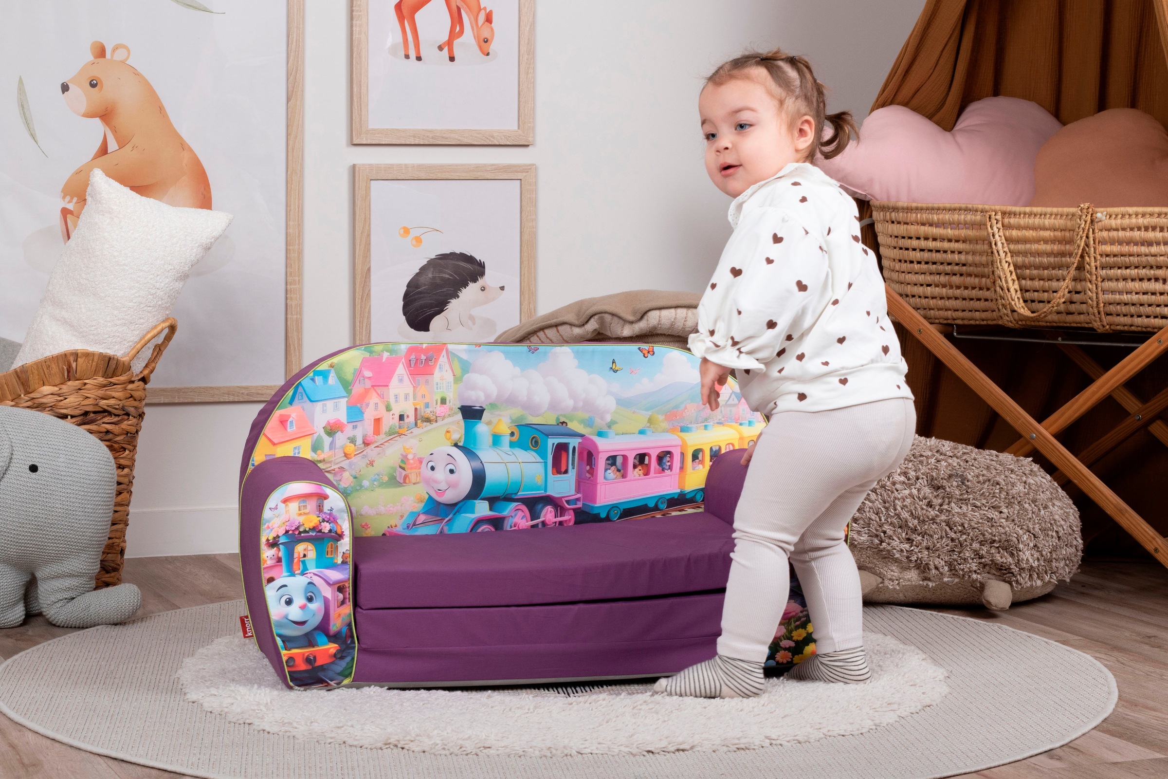 Knorrtoys® Sofa »Happy train« für Kinder; Made in Europe