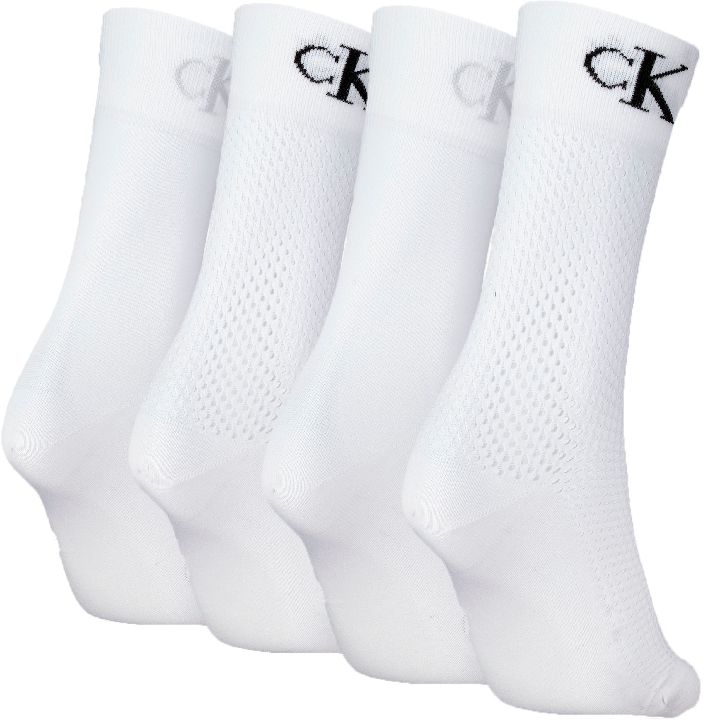 Socken »CKJ WOMEN SOCK 4P MODERN MESH«, (Packung, 4 Paar)