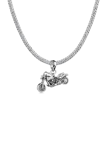 Kuzzoi Kette mit Anhänger »Herren Schlangenkette Motorrad Bike 925 Silber« kaufen