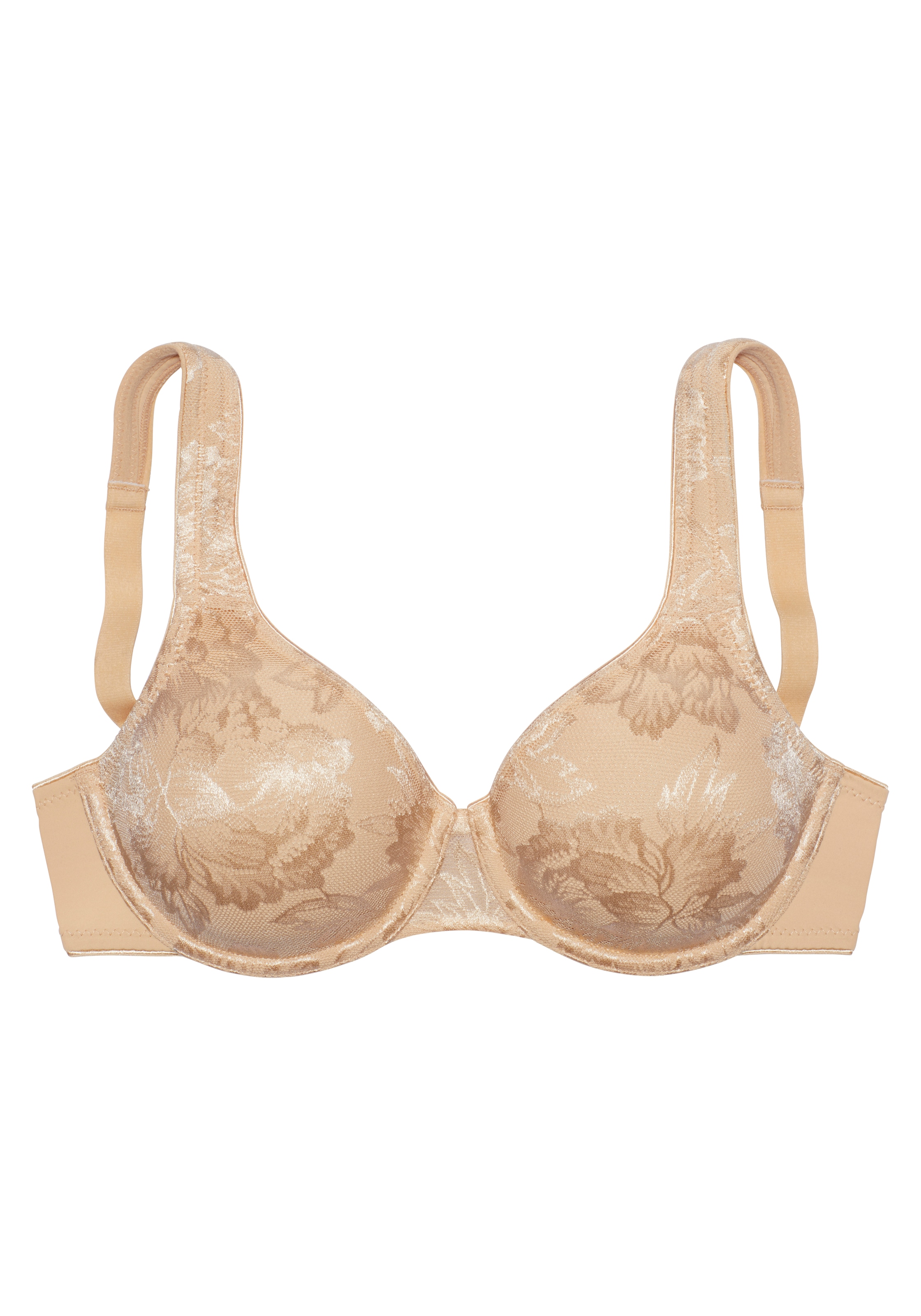 Nuance Minimizer-BH mit Bügel & breiten Trägern, aus flacher, glänzender Spitze