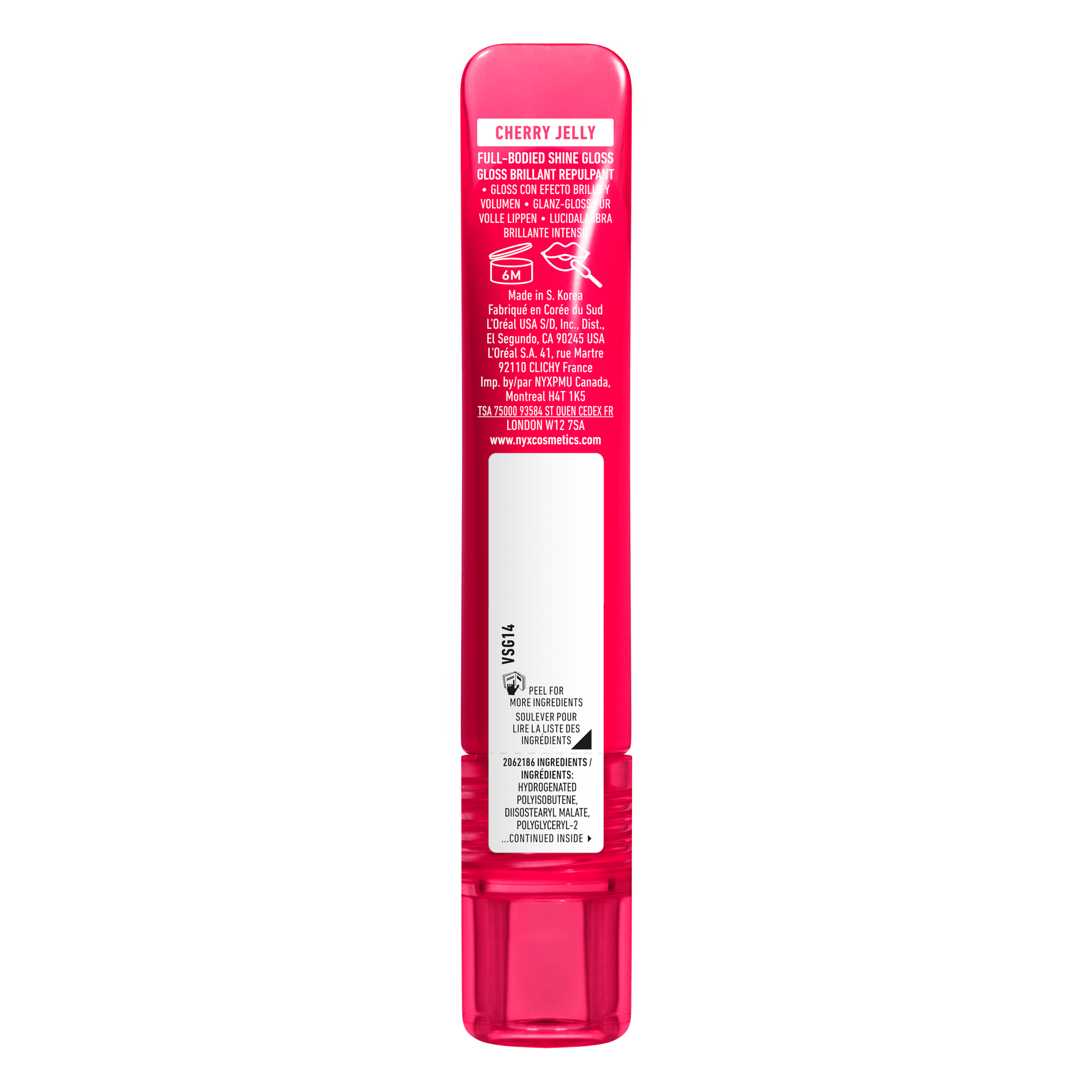 NYX PROFESSIONAL MAKEUP Lipgloss »JELLY JOB FULL BODIED SHINE GLOSS« no Filler -pflegender Gloss für optisch vollere Lippen