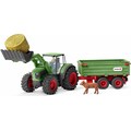 Schleich® Spielzeug-Traktor »Farm World, Traktor mit Anhänger (42379)«, (Set), Made in Germany