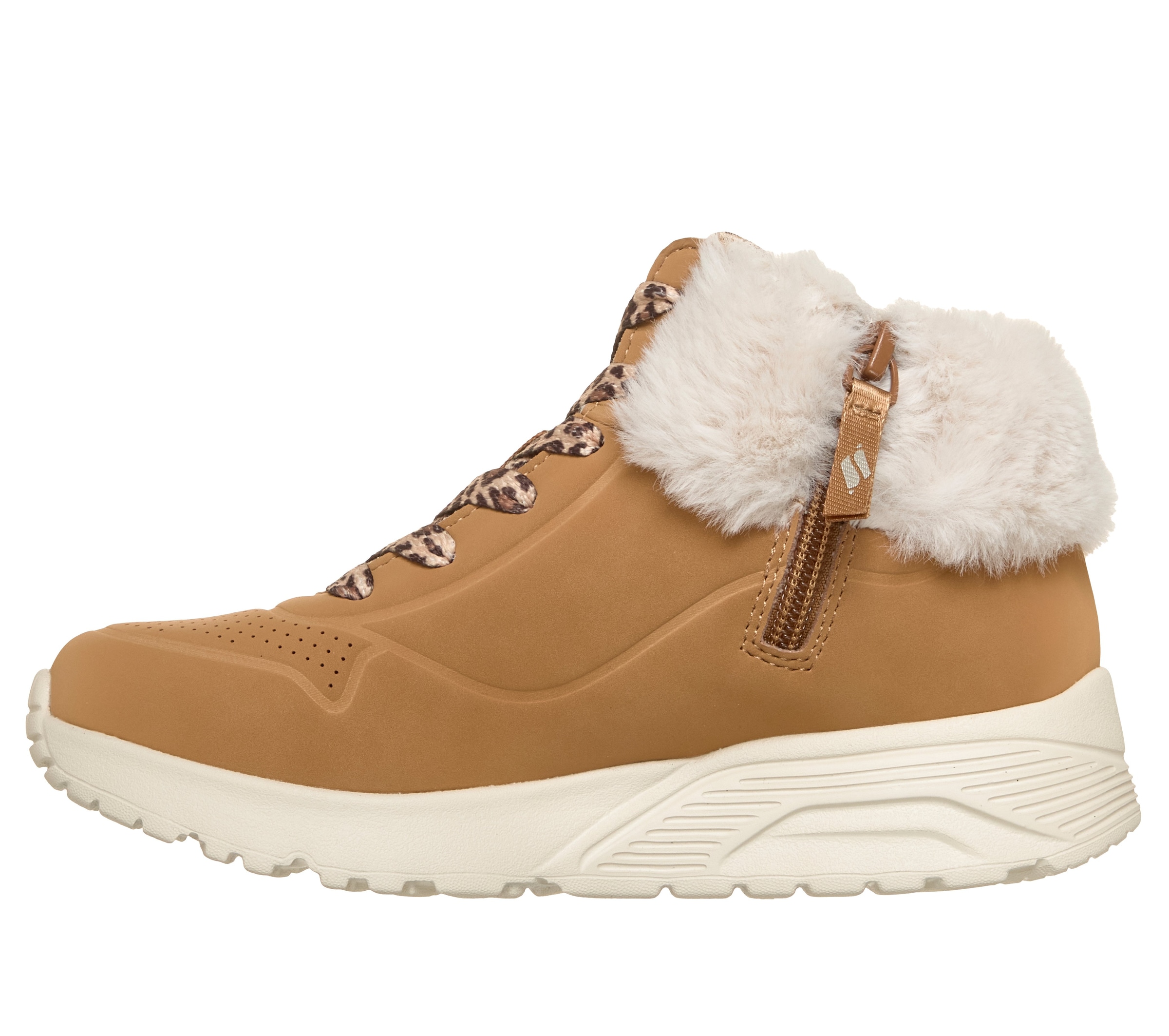 Skechers Winterstiefel »UNO LITE«  Winterboots mit Fellimitat, Größenschablone zum Download
