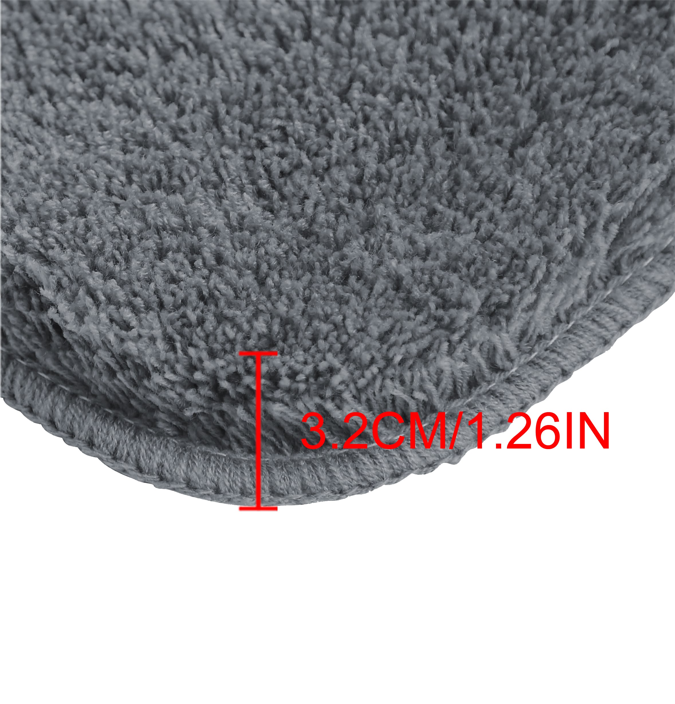 my home Badematte »Merida, Badvorleger, Badezimmer Teppich«, rutschhemmend beschichtet, fußbodenheizungsgeeignet-schnell trocknend-strapazierfähig, Badteppich, Uni Farben, rechteckig, rund & als 2-tlg. Set erhältlich