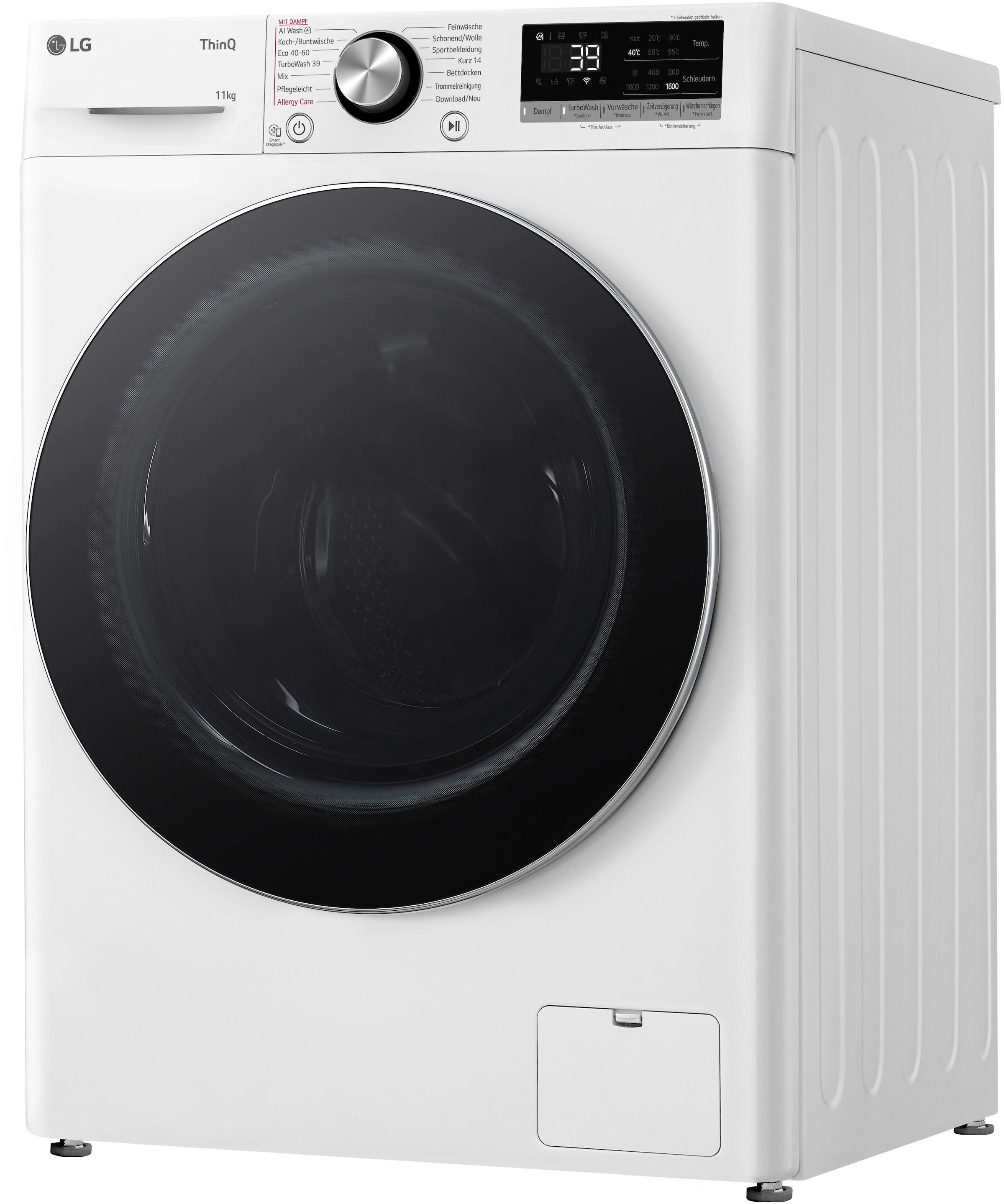 LG Waschmaschine Serie 7 »F6WR7012«, 11 kg, 1600 U/min, Steam Funktion