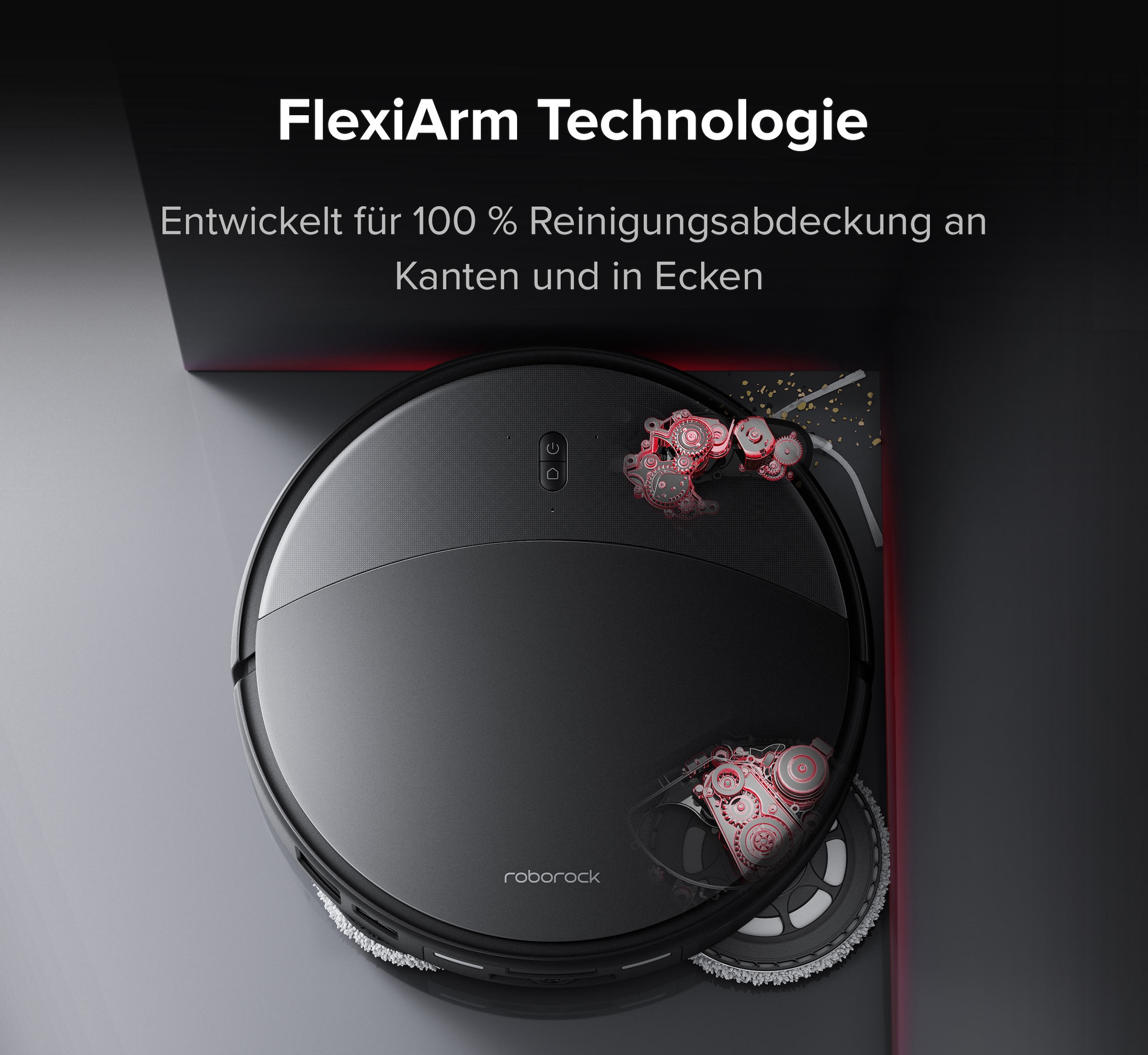 Roborock Saugroboter »mit Wischfunktion Saros 20X mit 36.000 Pa, 7,98cm flach, Mop‑Abnahme« überwindet 8,8 cm hohe Schwellen, StarSight 2.0 Navigationssystem