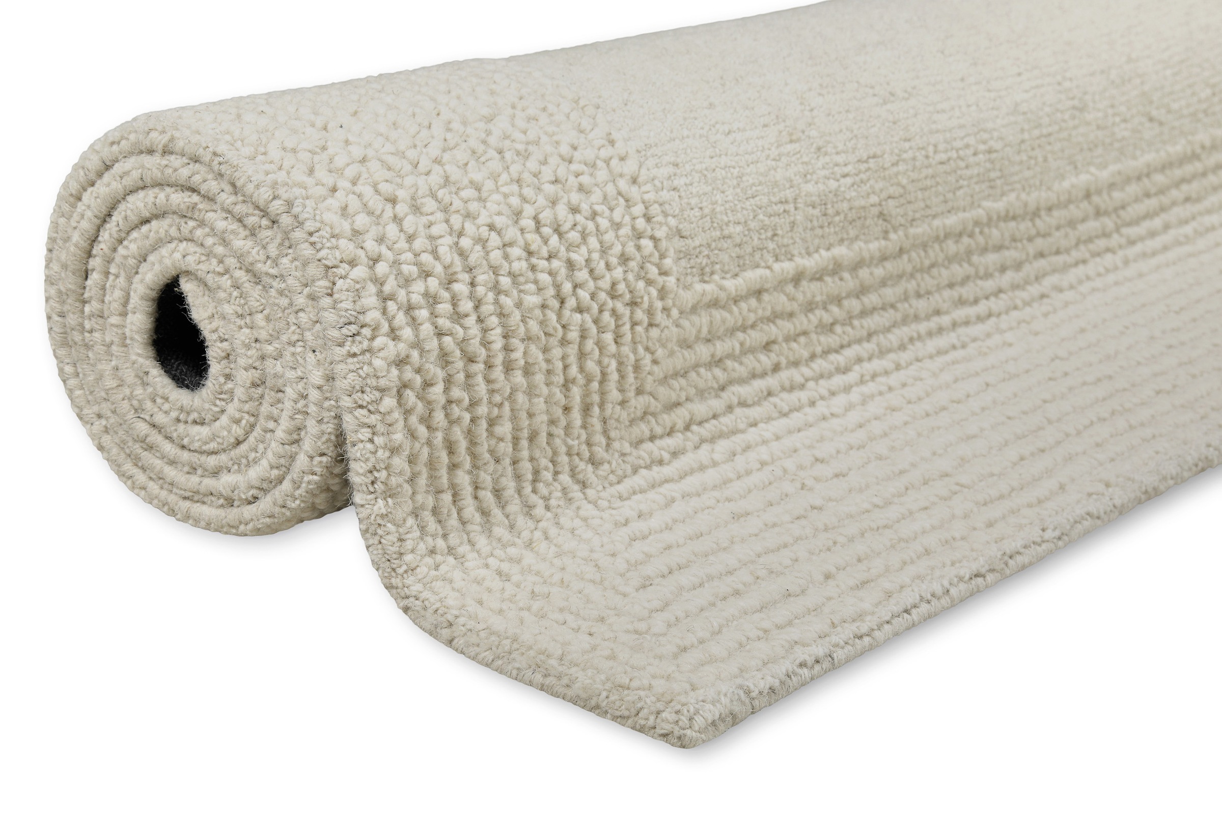 Wecon home Wollteppich »Hamptons TWENTYONE«, rechteckig, 15 mm Höhe, Läufer, Schurwolle, Kurzflor, Wohnzimmer, Schlafzimmer, Bordüre