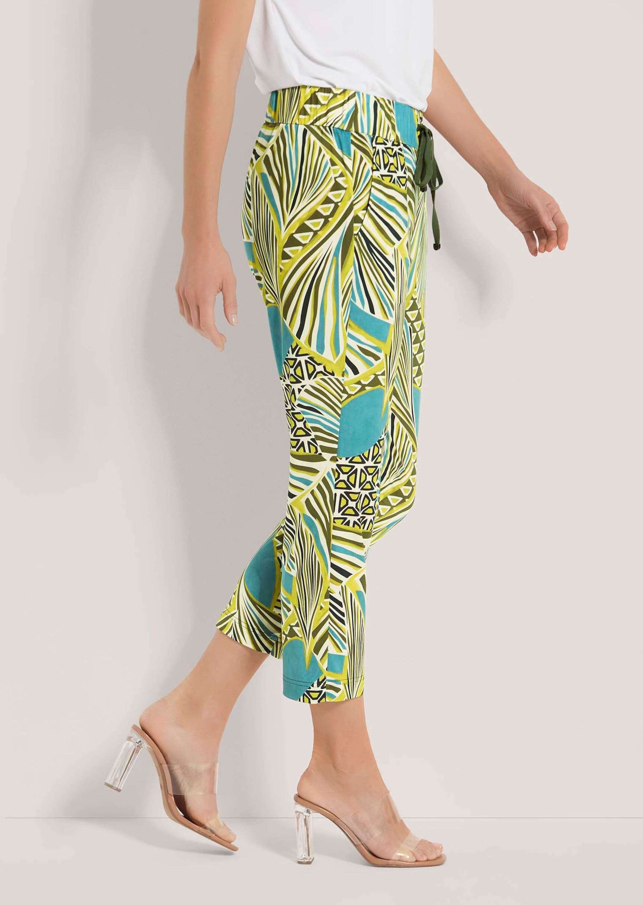 MADELEINE Schlupfhose »7/8 Hose Farbige Schlupfhose mit grafischem Print«