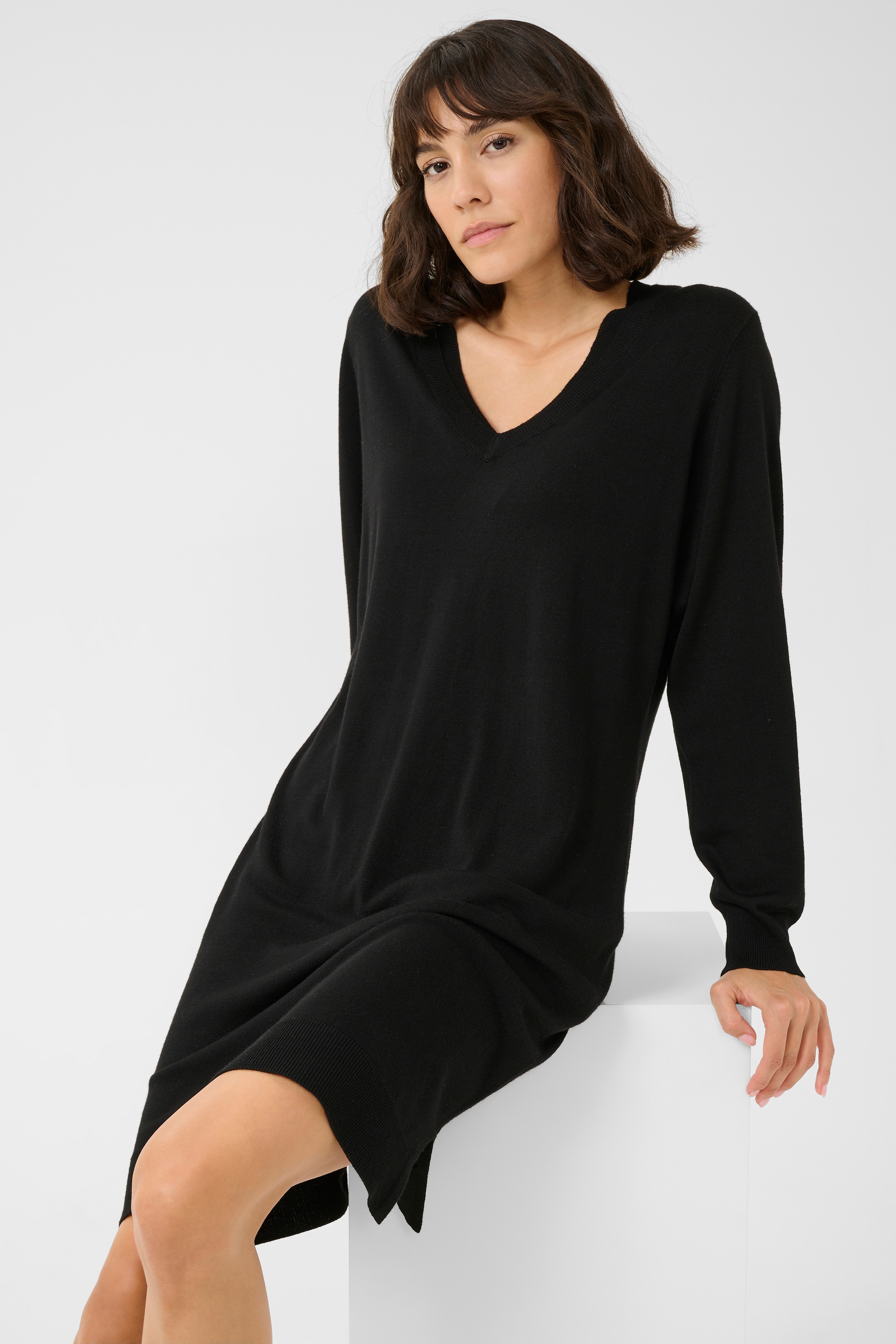 KAFFE Midikleid »Kleid KAlizza«