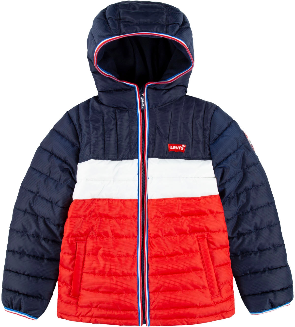 Steppjacke »COLOR BLOCK MID WT PUFFER«, mit Kapuze, for BOYS