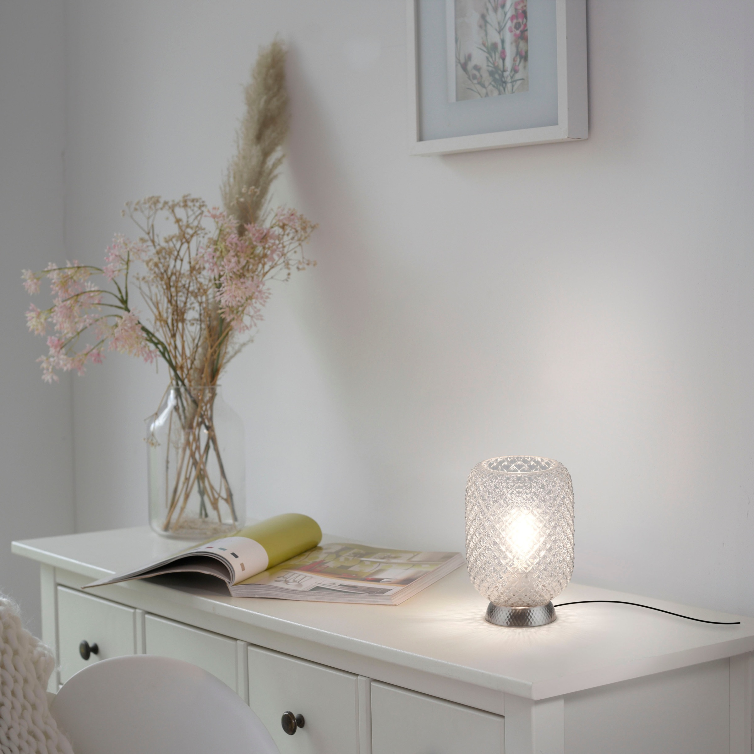 JUST LIGHT Tischleuchte »REISHI«, 1 flammig, Leuchtmittel E27 | ohne Leuchtmittel