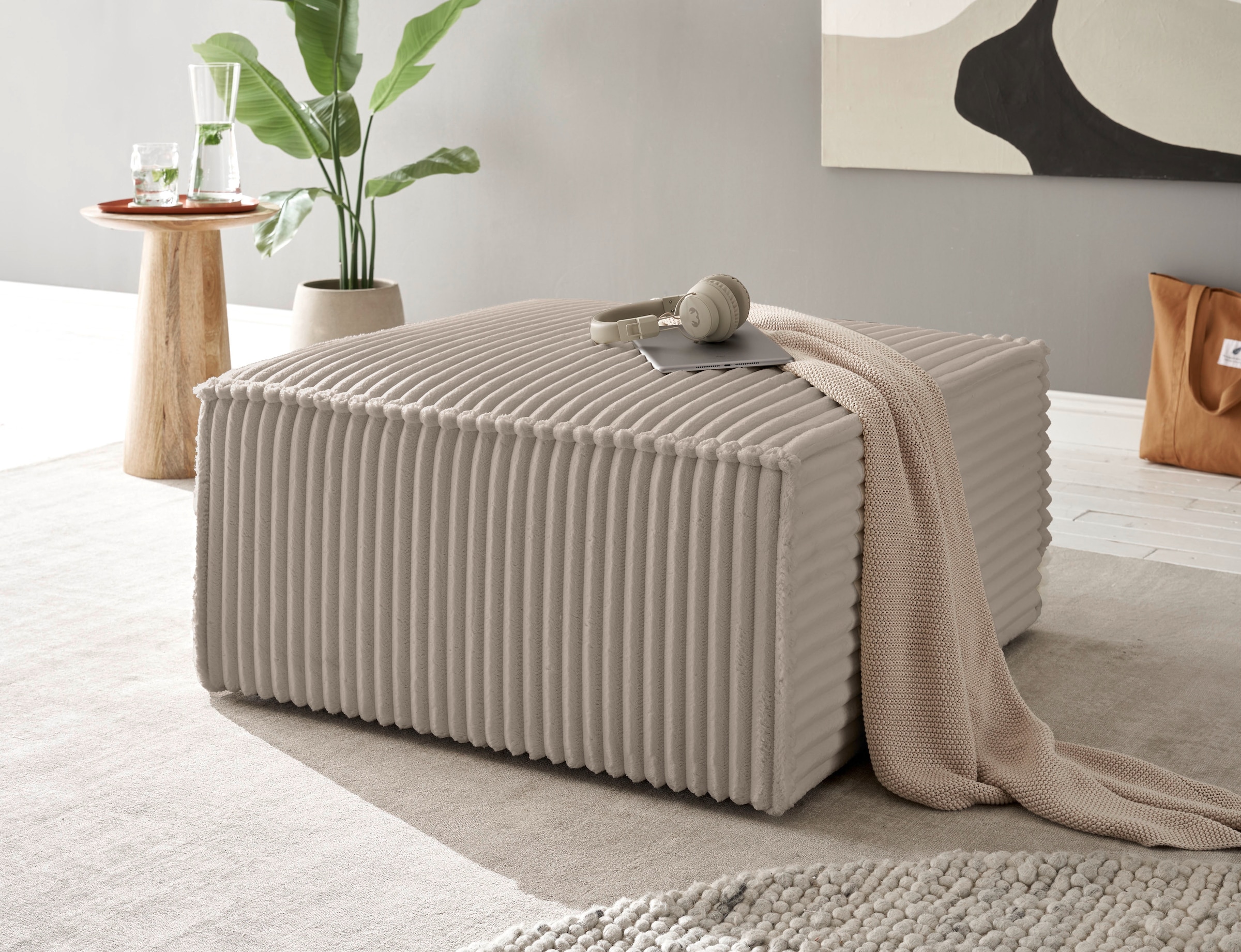 andas Hocker »FINNLEY«, passend zur Polster-Serie FINNLEY
