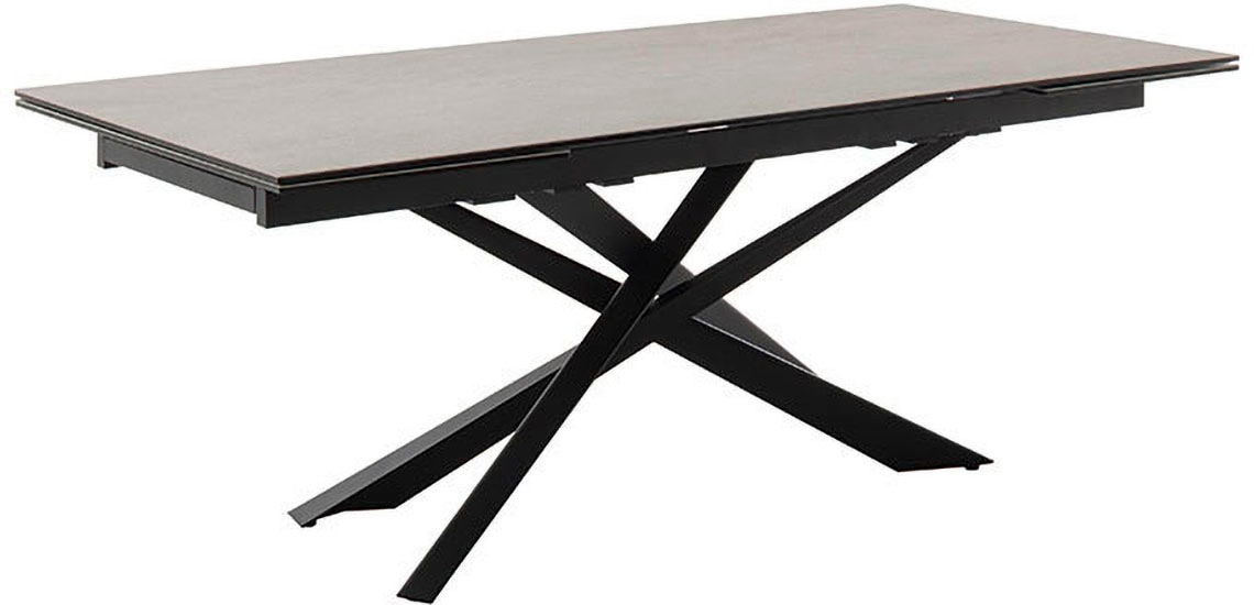 MCA furniture Esstisch »TESERO Auszugtisch 200-300 cm«, (Einzelstück), Keramik,Metall,Marmor-Optik,ausziehbar,belastbar 100kg,10-12 Pers.