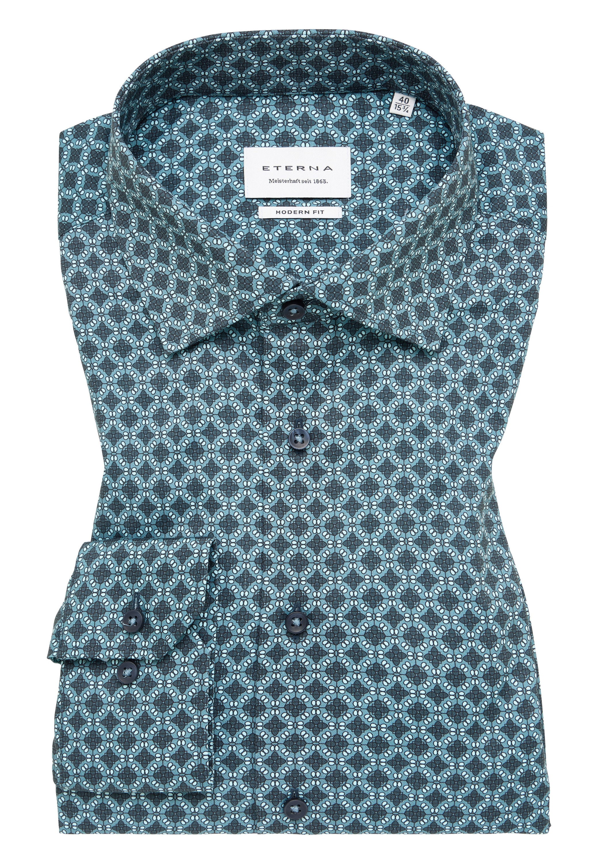 Eterna Langarmhemd »MODERN FIT«, NON IRON (bügelfrei)