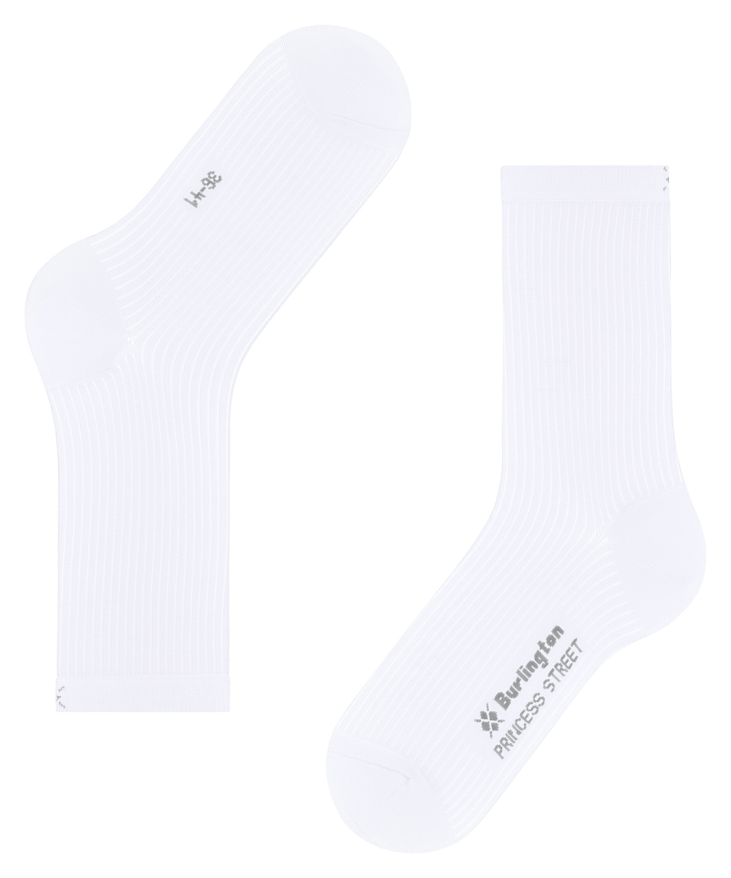 Burlington Socken »Princess Street« Einheitsgröße 36-41, feine Rippenstruktur, Viskosemischung