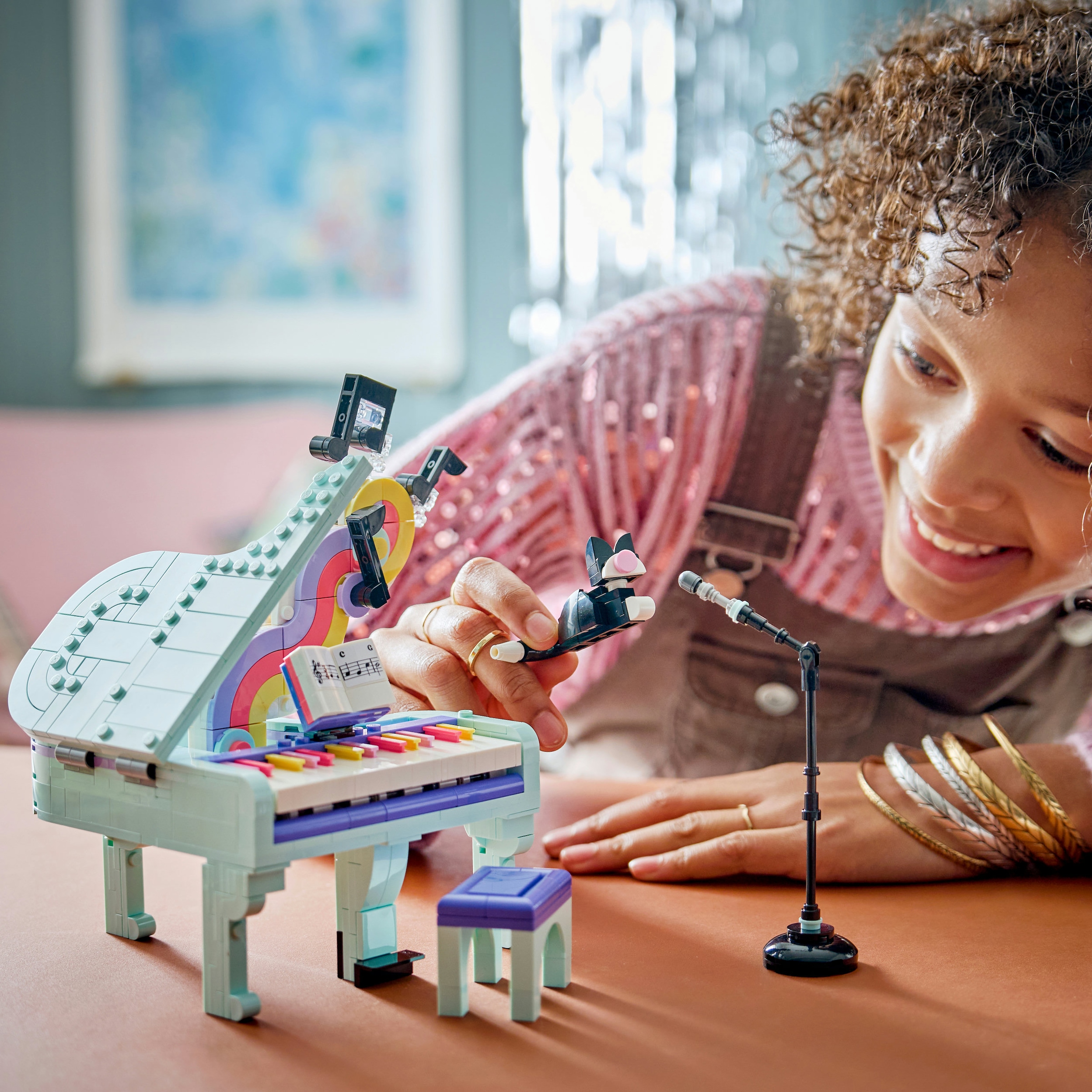 LEGO® Konstruktionsspielsteine »Deko-Klavier mit Katze (31392), LEGO Creator« Made in Europe