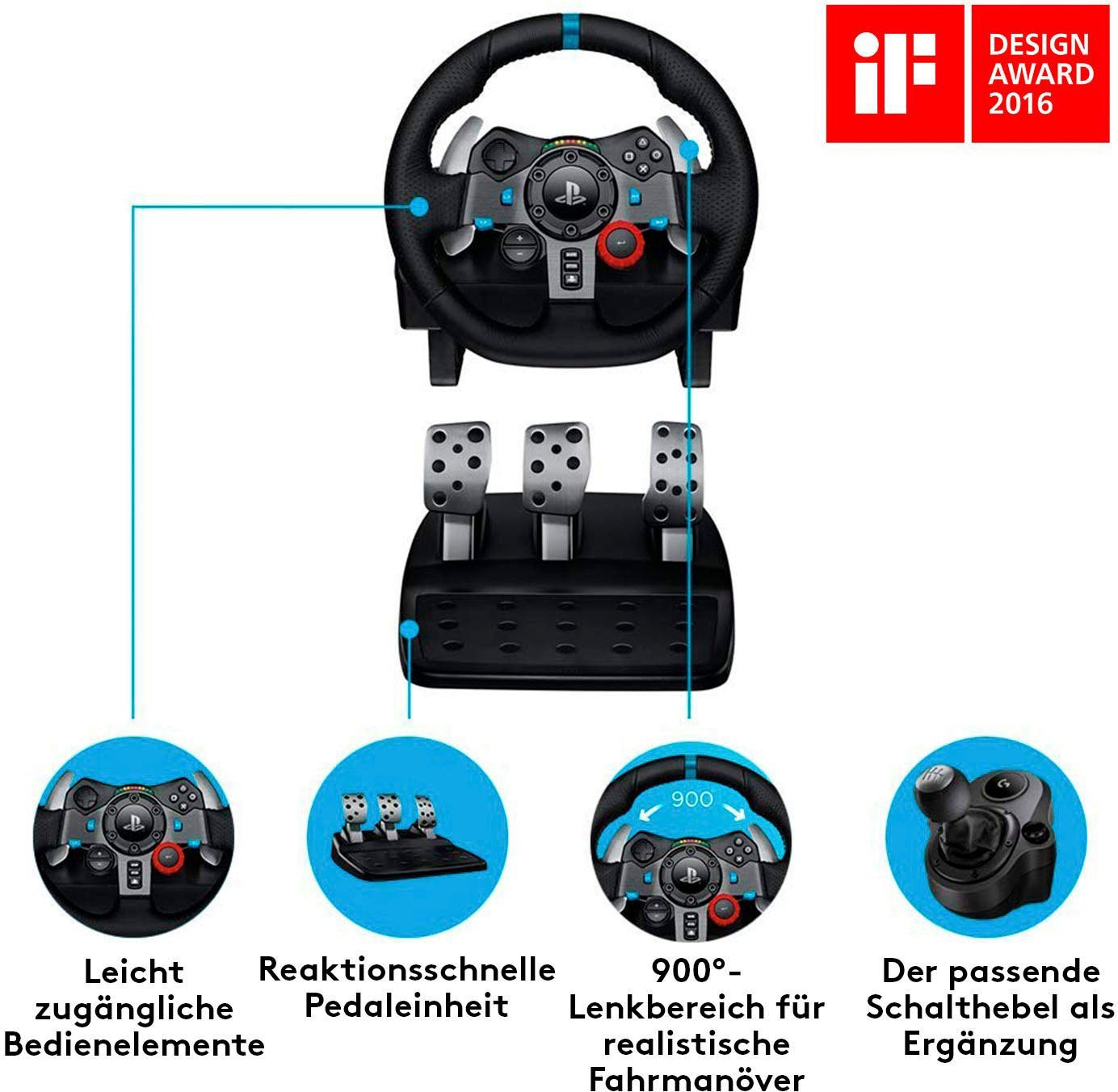 bei G 2022« Logitech OTTO F1 Force Gaming-Lenkrad »G29 online + Driving