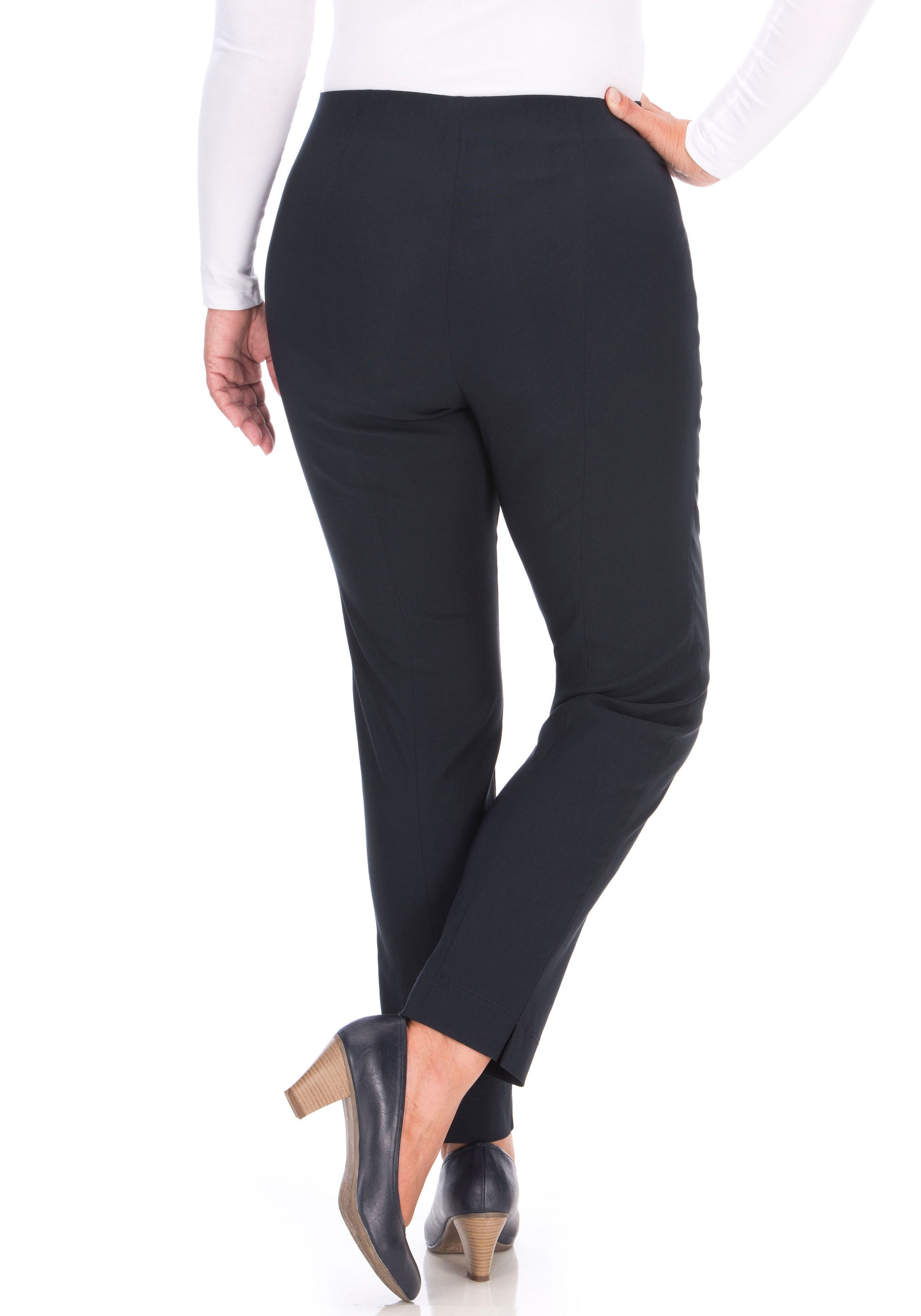 KjBRAND Stoffhose »Susie XS Ankle Bengaline«, mit Schlupfbund