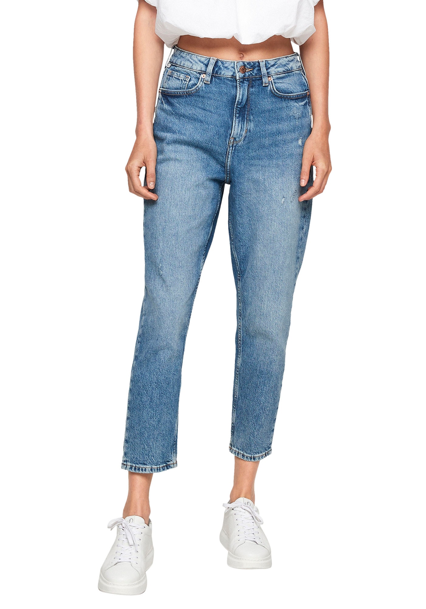 by OTTO 5-Pocket-Style Online im Q/S Shop s.Oliver Tapered-fit-Jeans, klassischen im