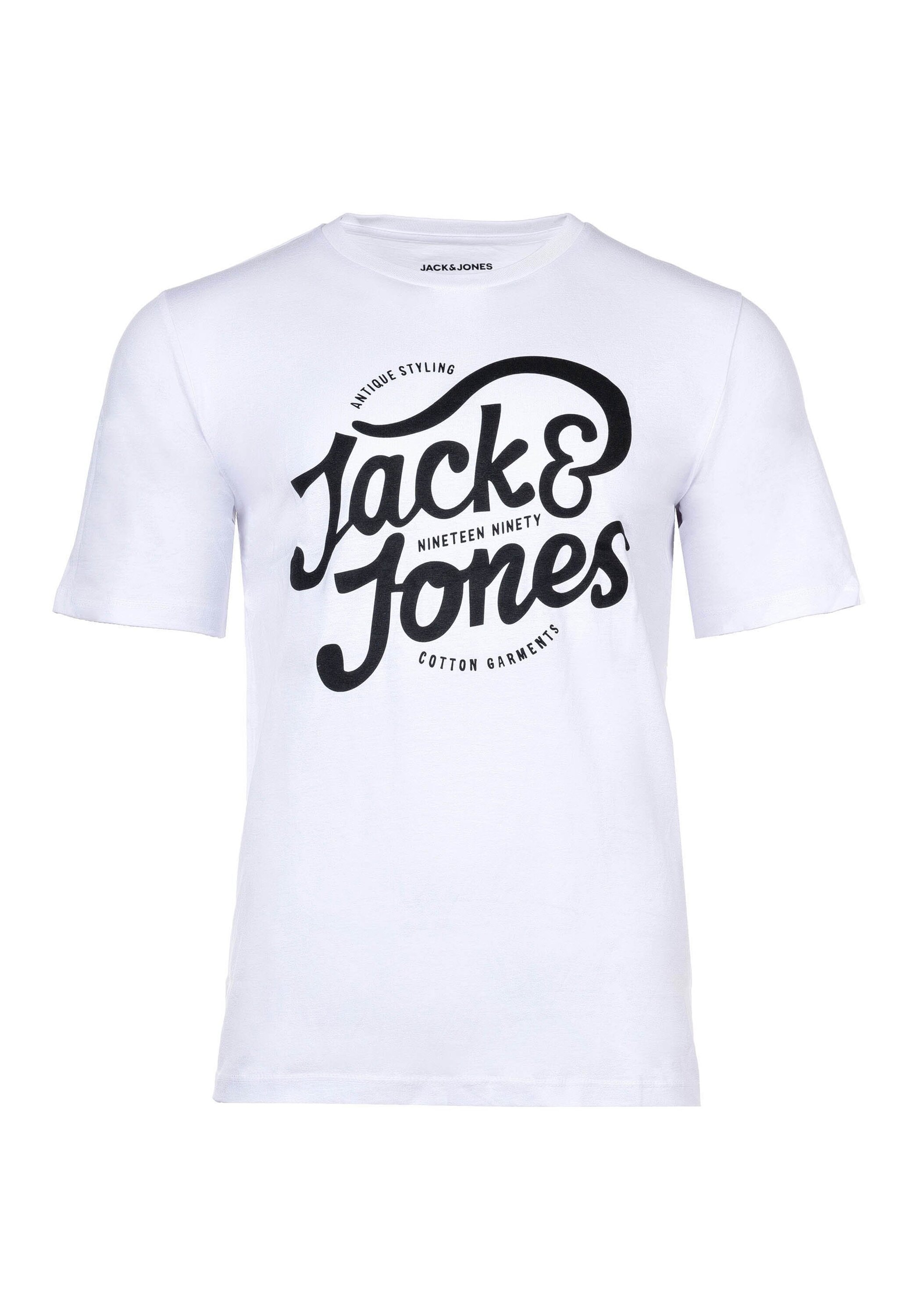Jack & Jones T-Shirt »T-Shirt JJLEOGRA TEE CREW NECK 5PK 5er Pack«
