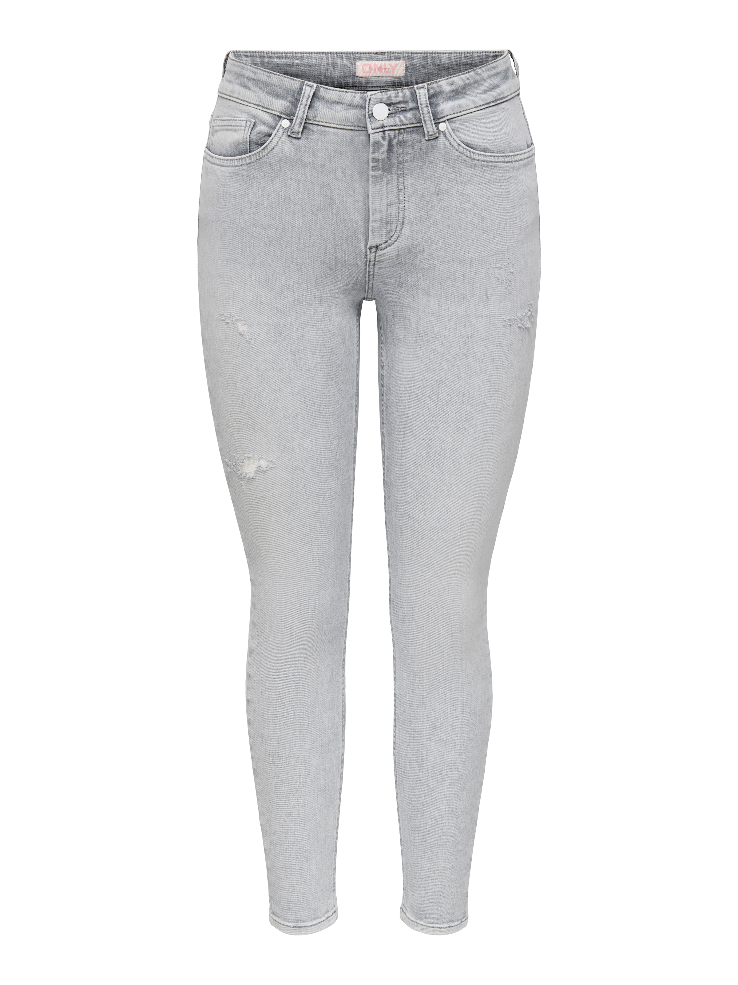 ONLY Skinny-fit-Jeans »ONLBLUSH HW ANK RW DESTROY SKINNY DNM« mit Destroyed Effekt