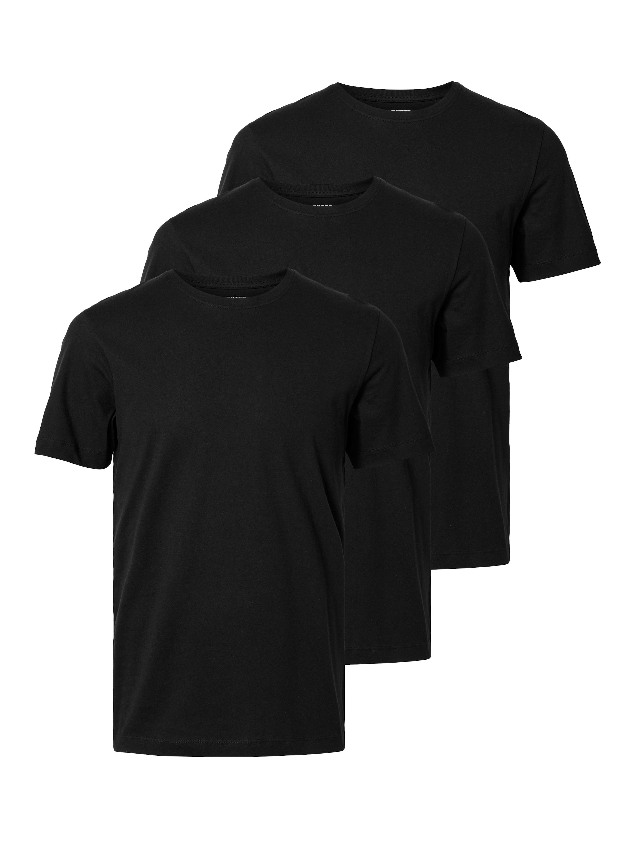SELECTED Rundhalsshirt »SLHCORMAC SS O-NECK TEE 3-PACK NOOS« Packung, 3 Baumwolle, normal geschnitten, 3-er Pack