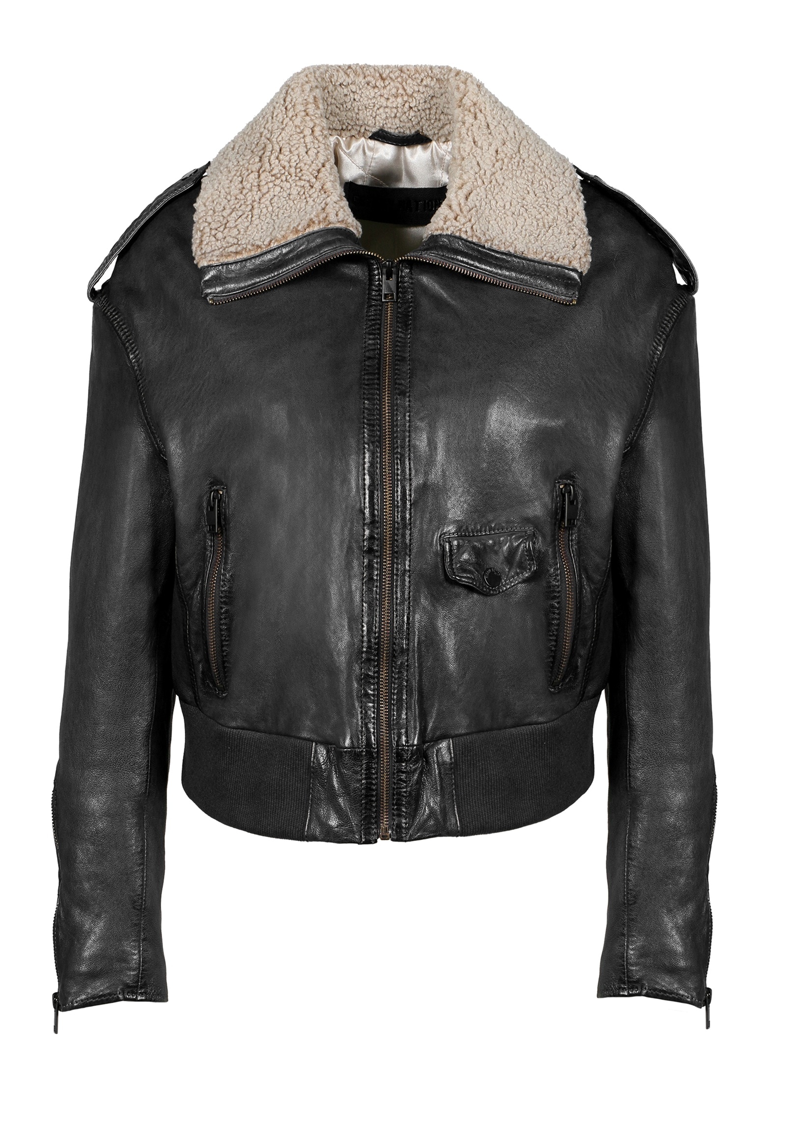 Freaky Nation Lederjacke »Page-FN«