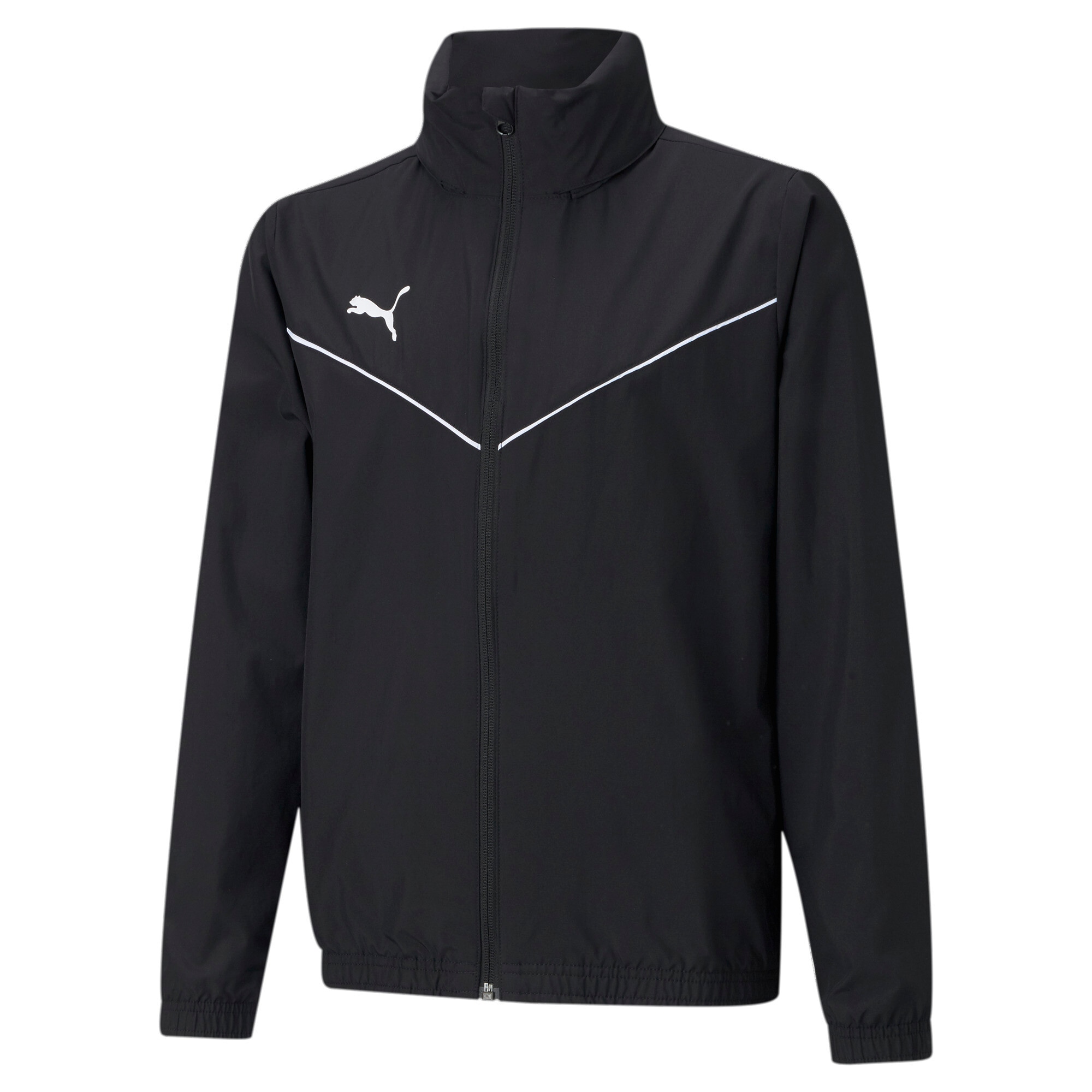 PUMA Windbreaker »TEAMRISE ALL WEATHER JKT JR« mit Kapuze für Jugendliche, mit Kapuze, Regular Fit, mit Reißverschlusstasche