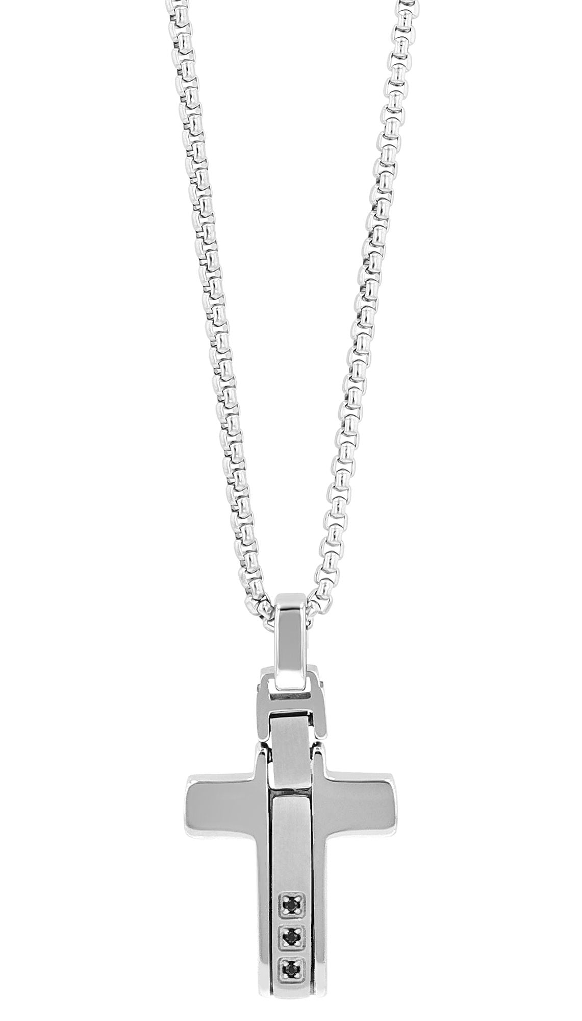 Adelia´s Kette ohne Anhänger »Unisex Halskette mit Anhänger ¿ Kreuz aus Edelstahl«