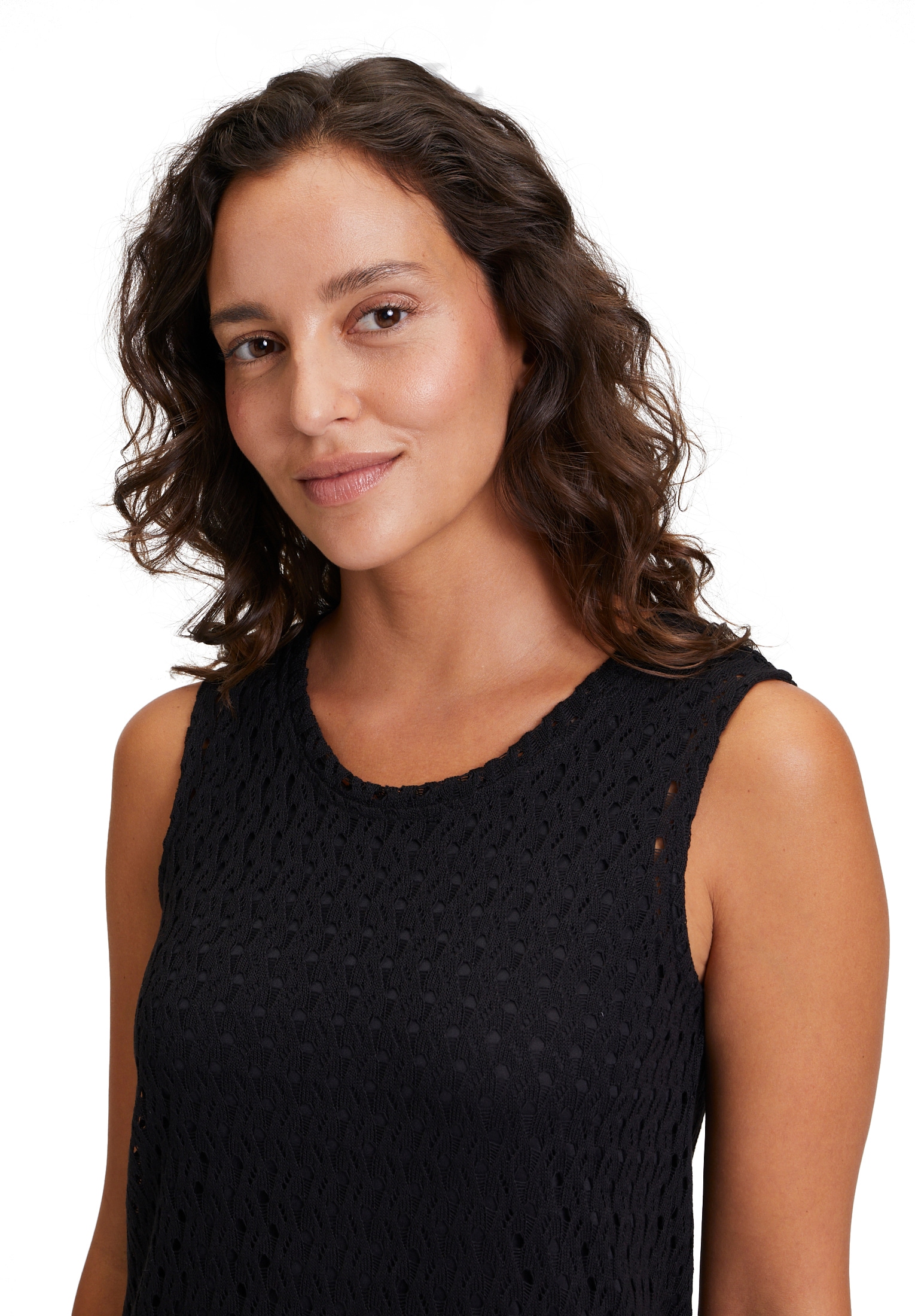 Betty&Co Sommerkleid »Sommerkleid mit Lochmuster«