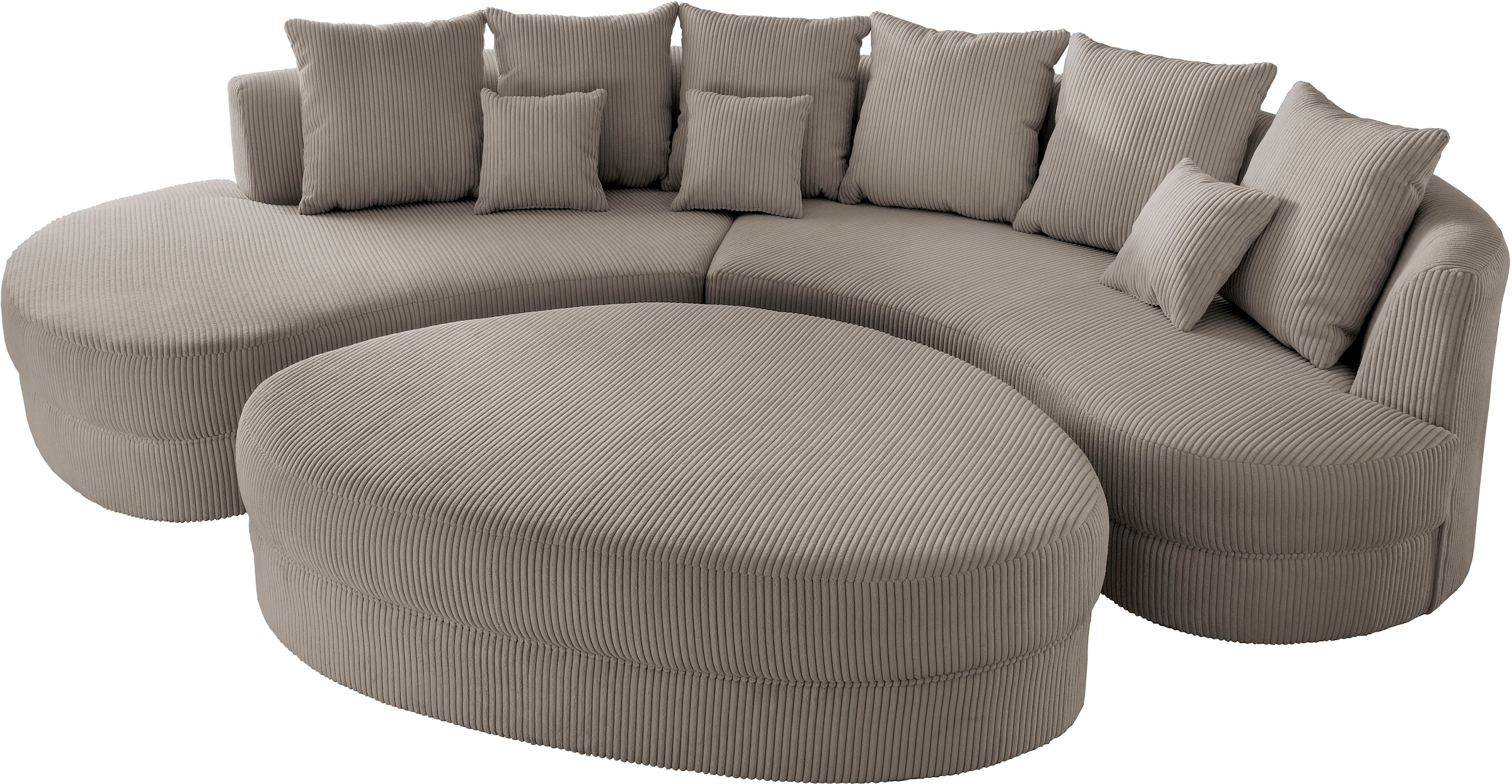 INOSIGN Ecksofa »Limoncello organische Formensprache, L-Form«, ergonomische Form
