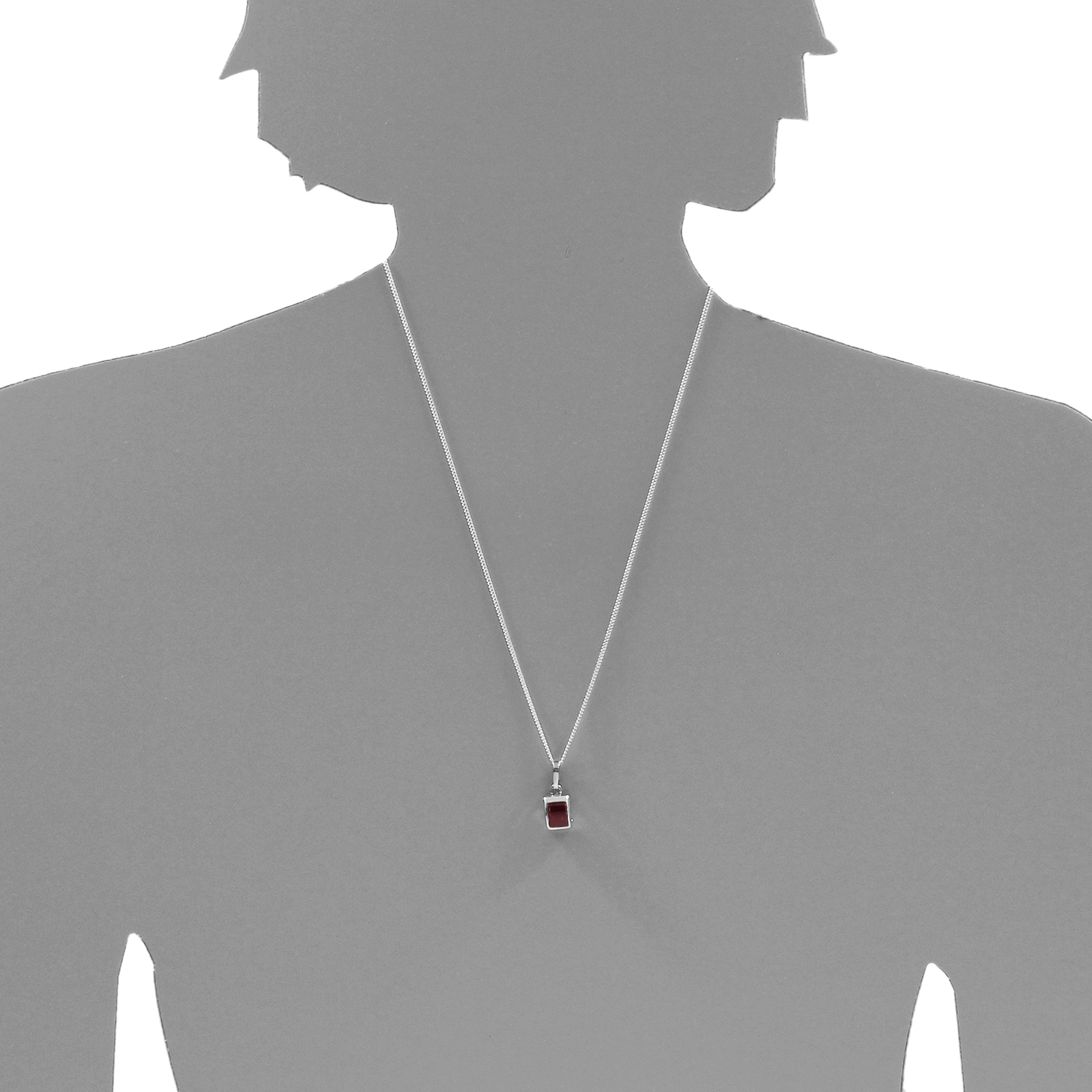 OSTSEE-SCHMUCK Kettenanhänger »- Stefanie - Silber 925/000 - Bernstein«