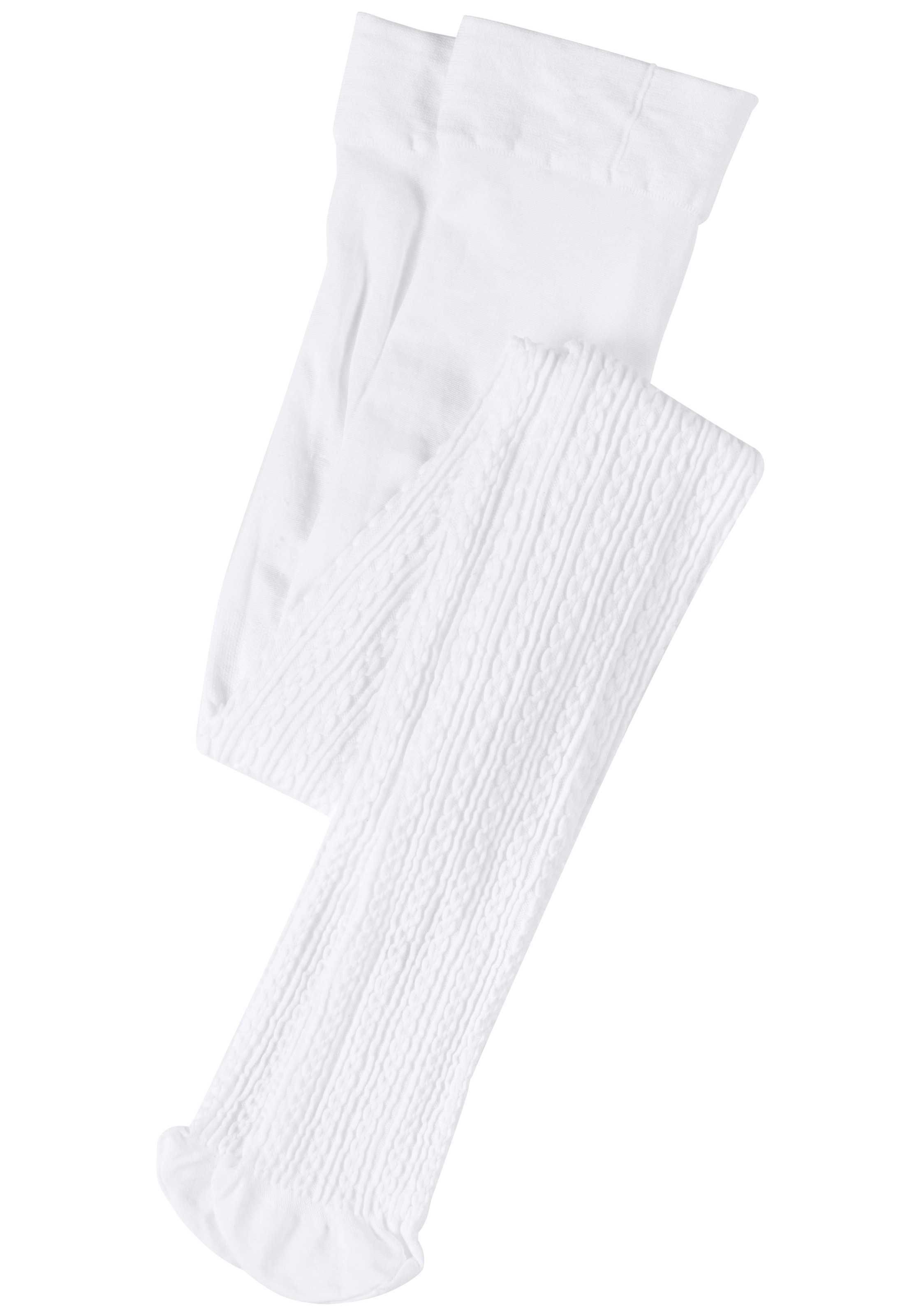 H.I.S Feinstrumpfhose Packung, 2 Stk. tlg. mit Zopfmuster