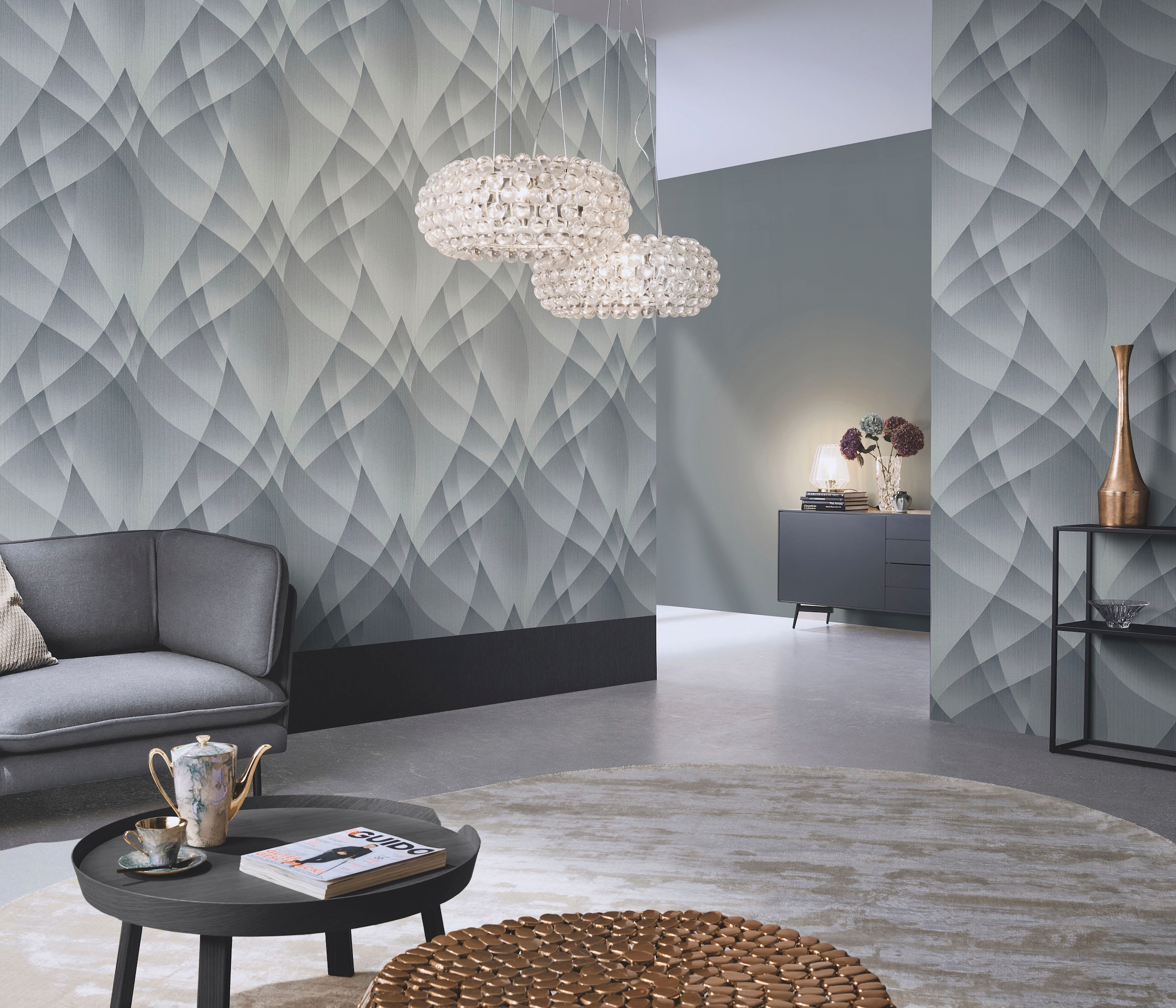 Fashion for walls Vliestapete »Lumina«, geometrisch, Phthalate frei