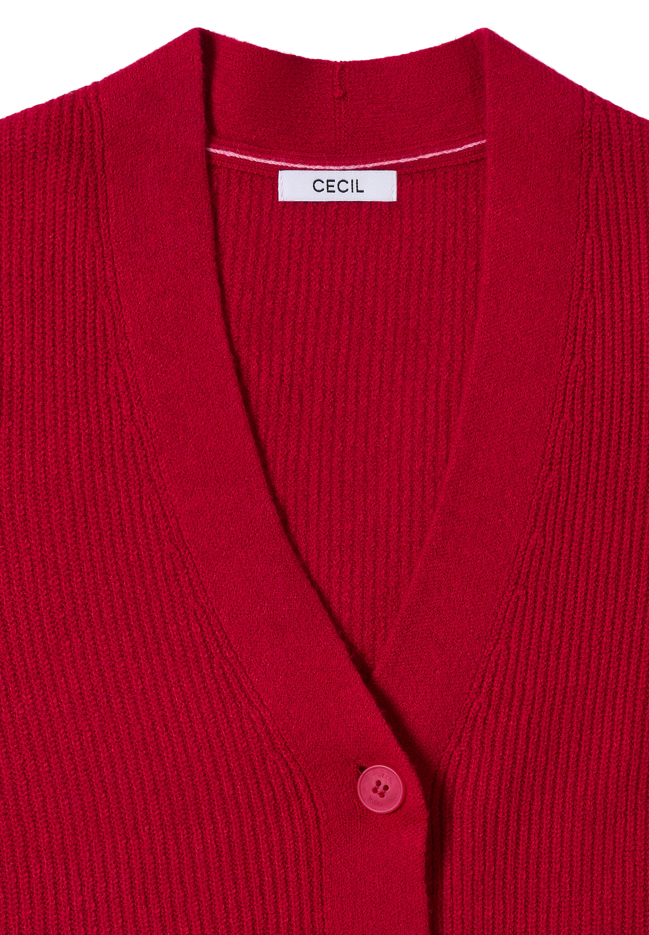Cecil Cardigan, mit Strukturdetail und Knopfleiste